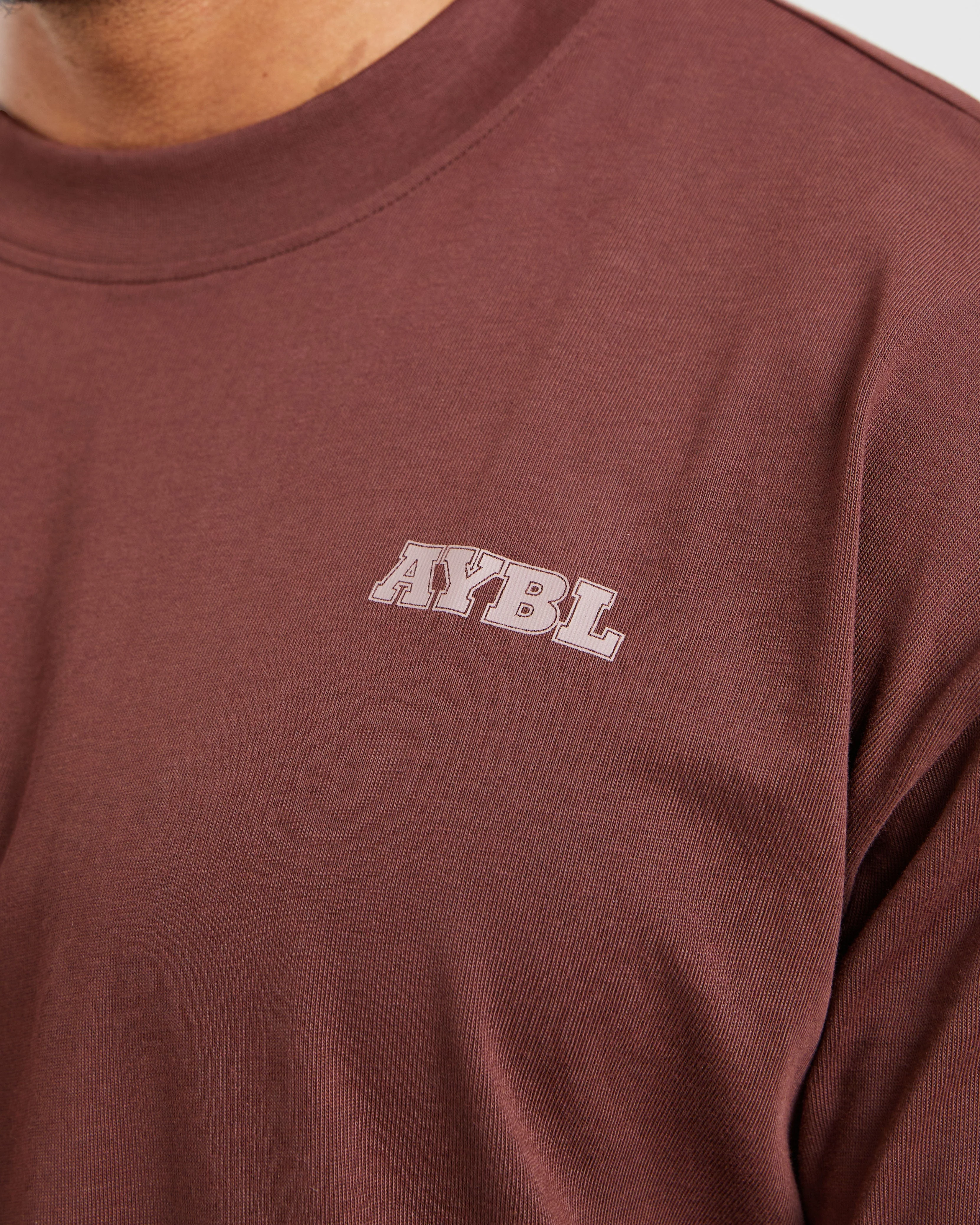 Global Oversized T Shirt - Burnt Rouge - Image 6