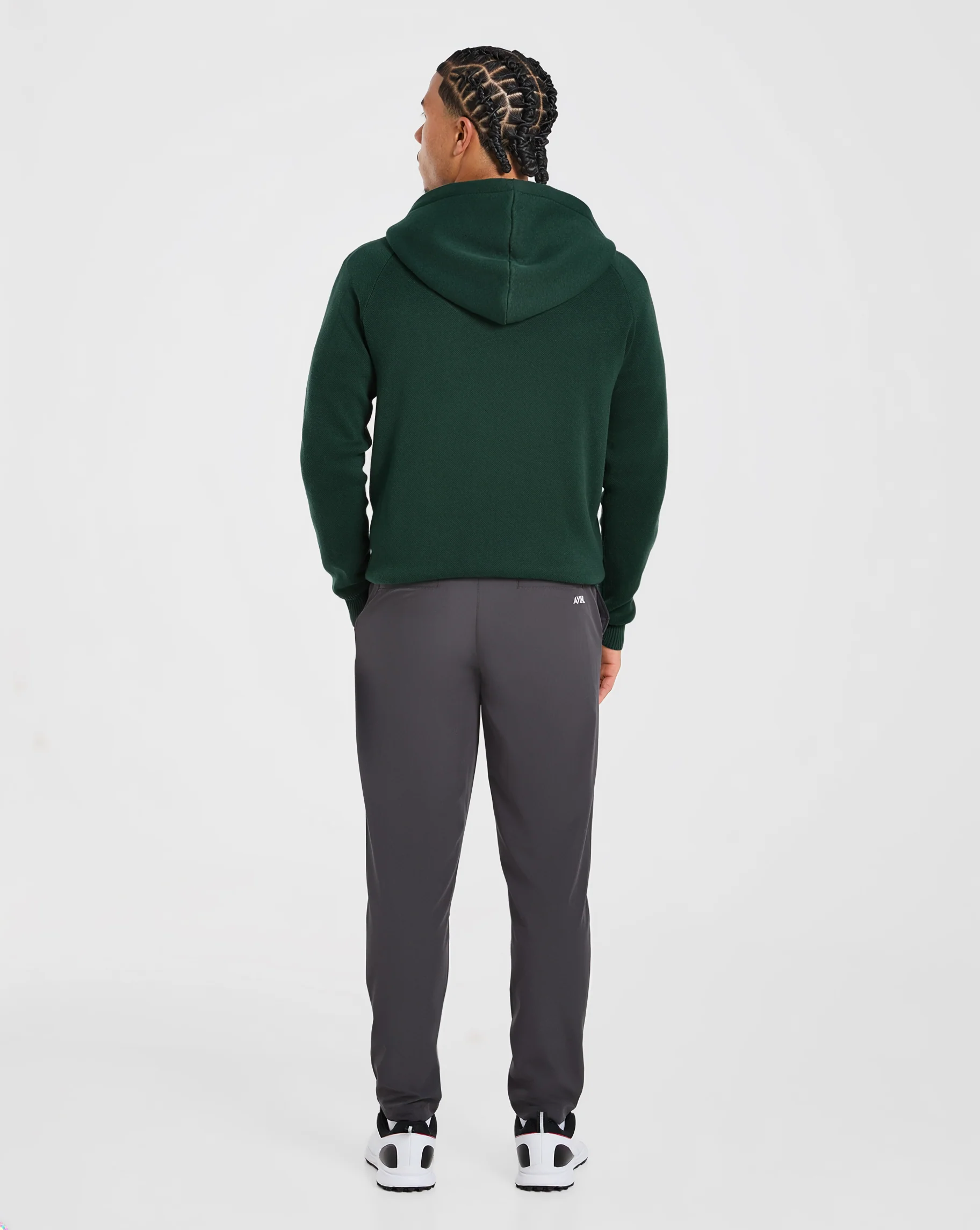 Golf Club Knitted Hoodie - Pine Vert - Image 4