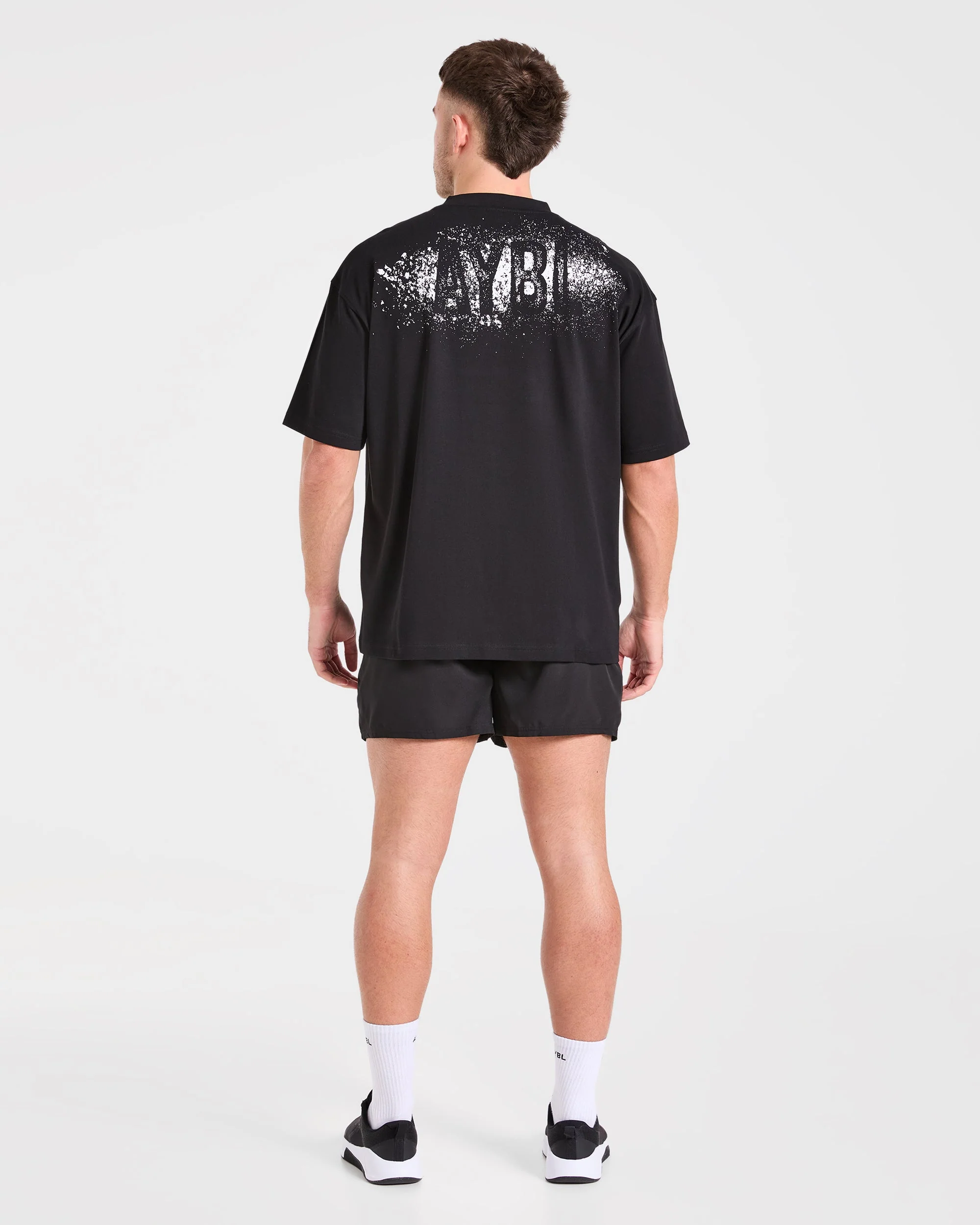 Gym Chalk Oversized T Shirt - Noir - Image 4