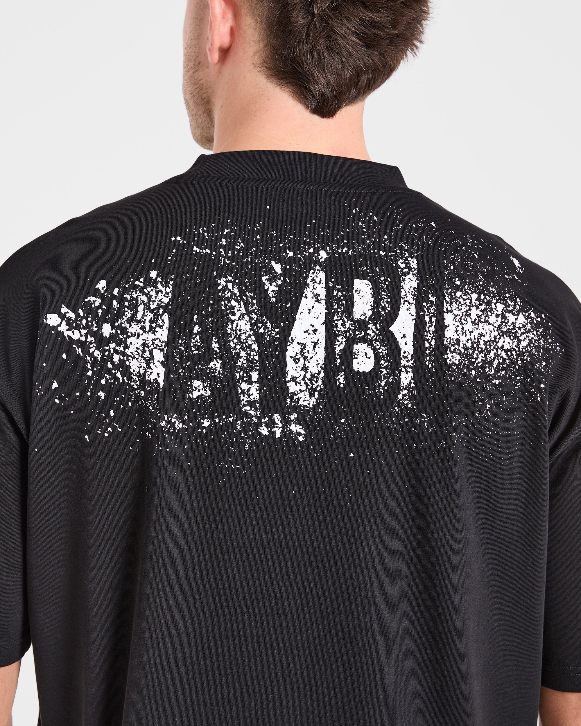 Gym Chalk Oversized T Shirt - Noir - Image 5