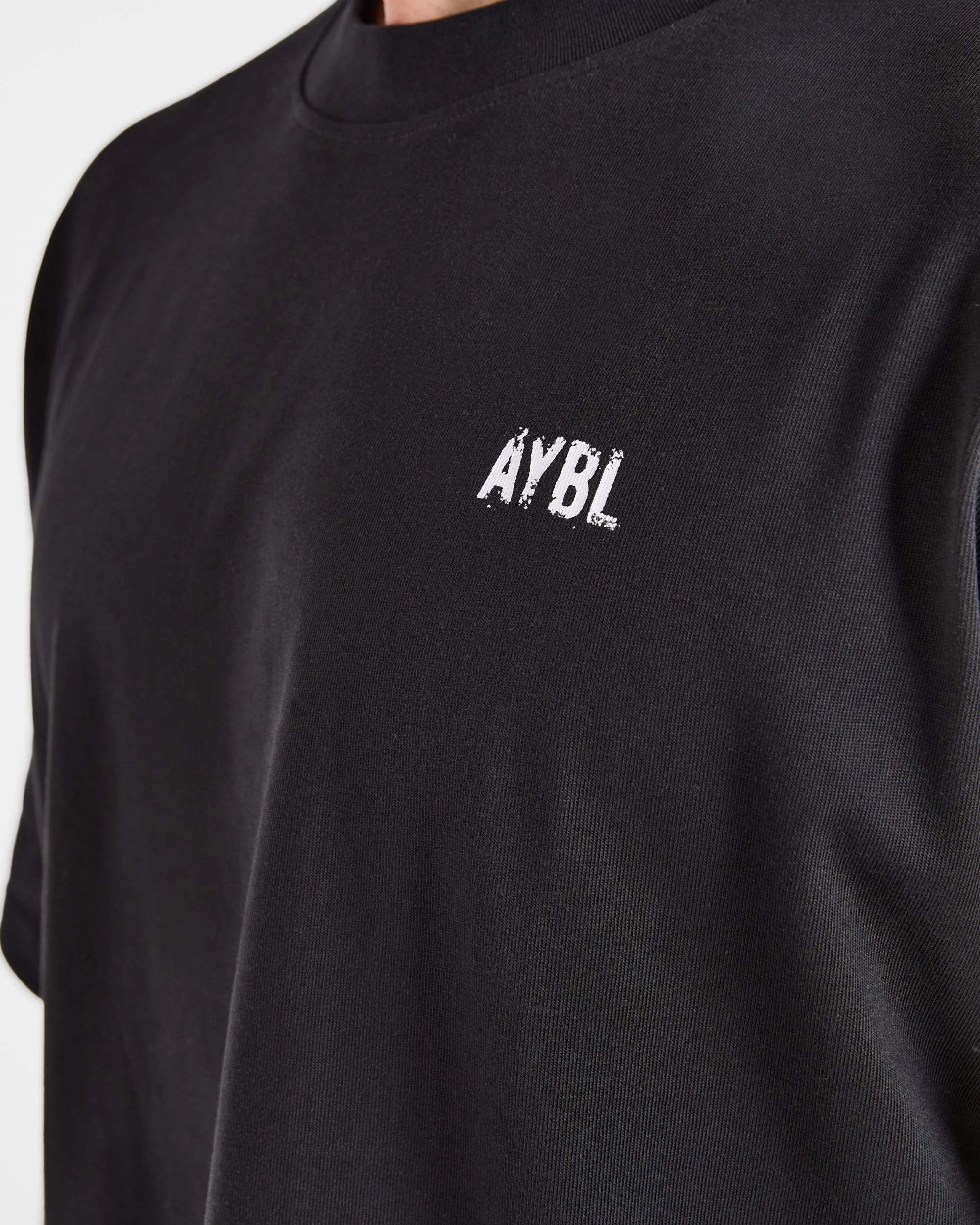 Gym Chalk Oversized T Shirt - Noir - Image 6