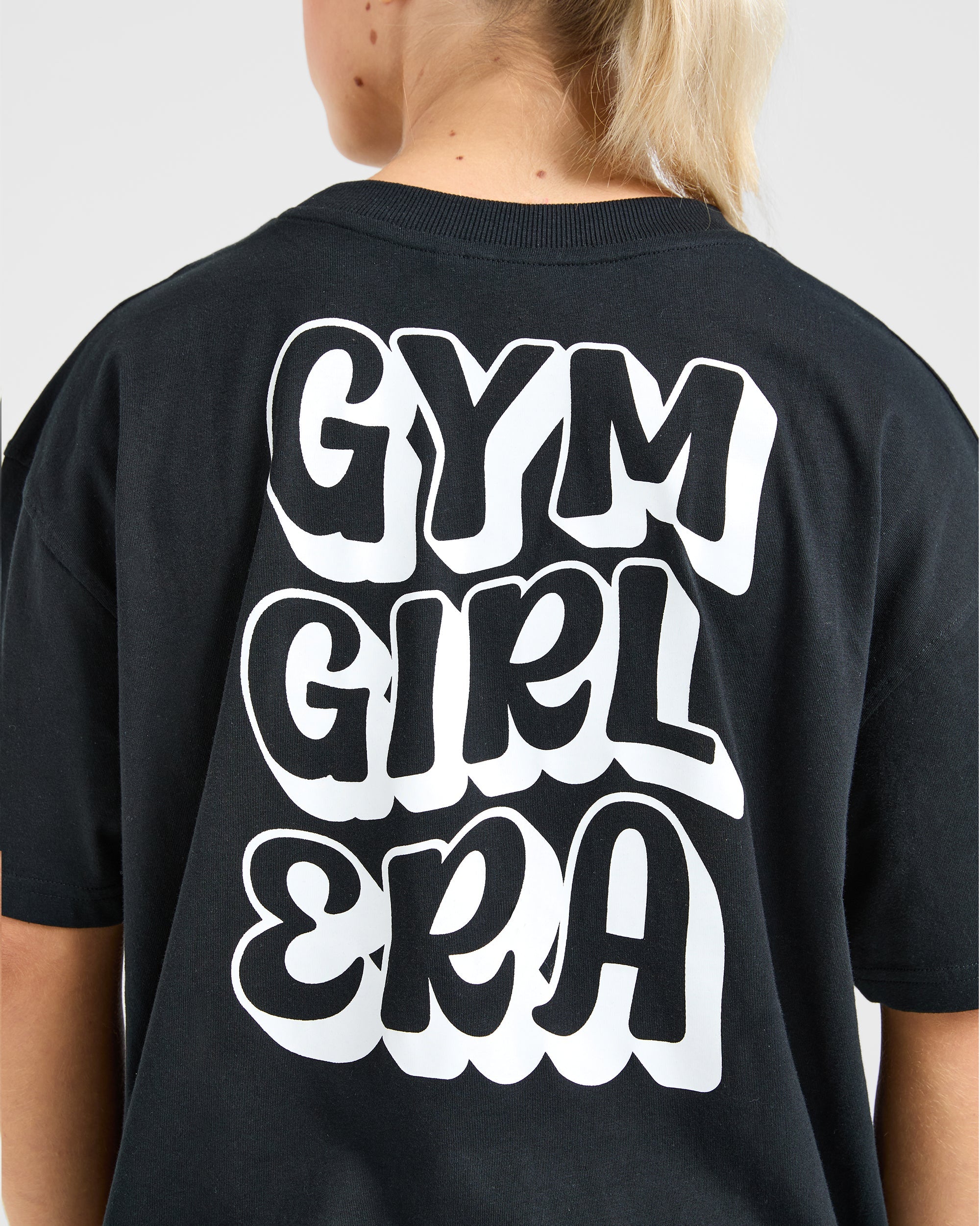 Gym Girl Era Oversized T Shirt - Noir - Image 5