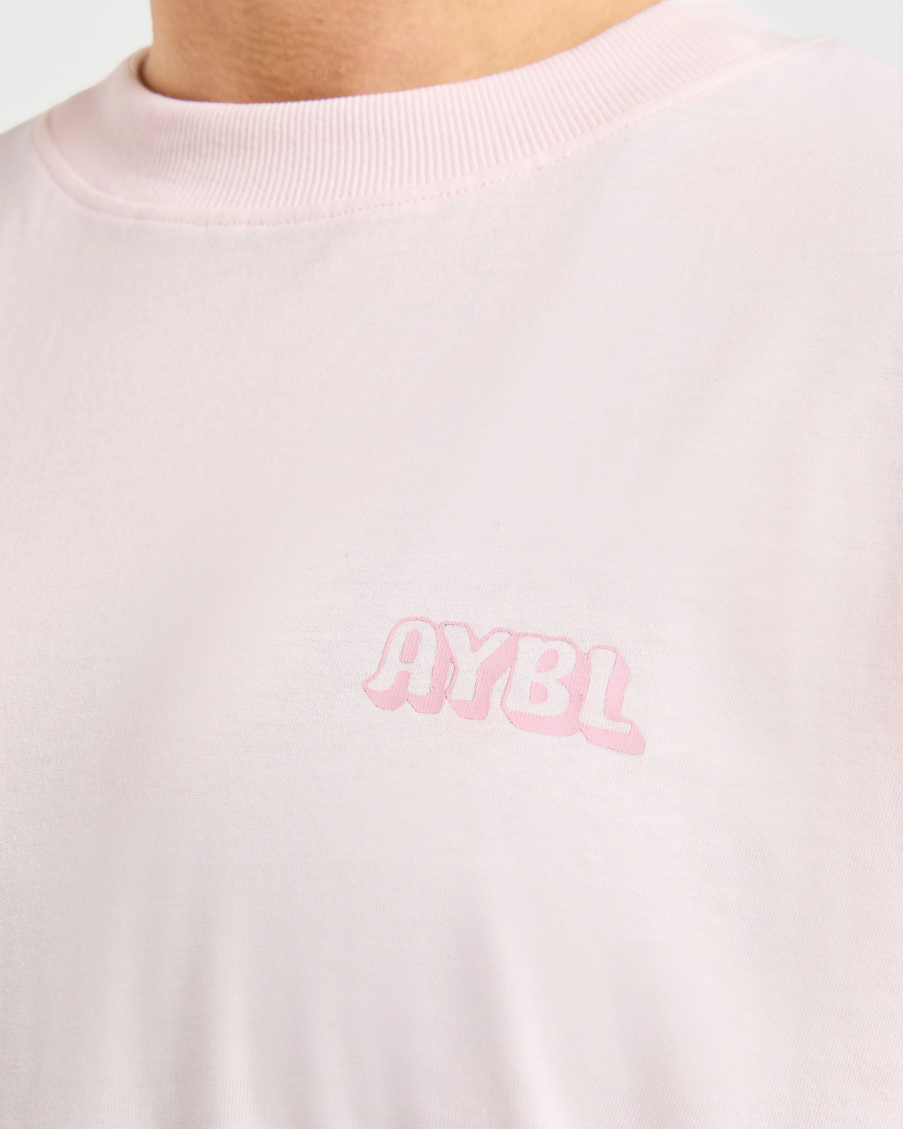 Gym Girl Era Oversized T Shirt - Rose - Image 5