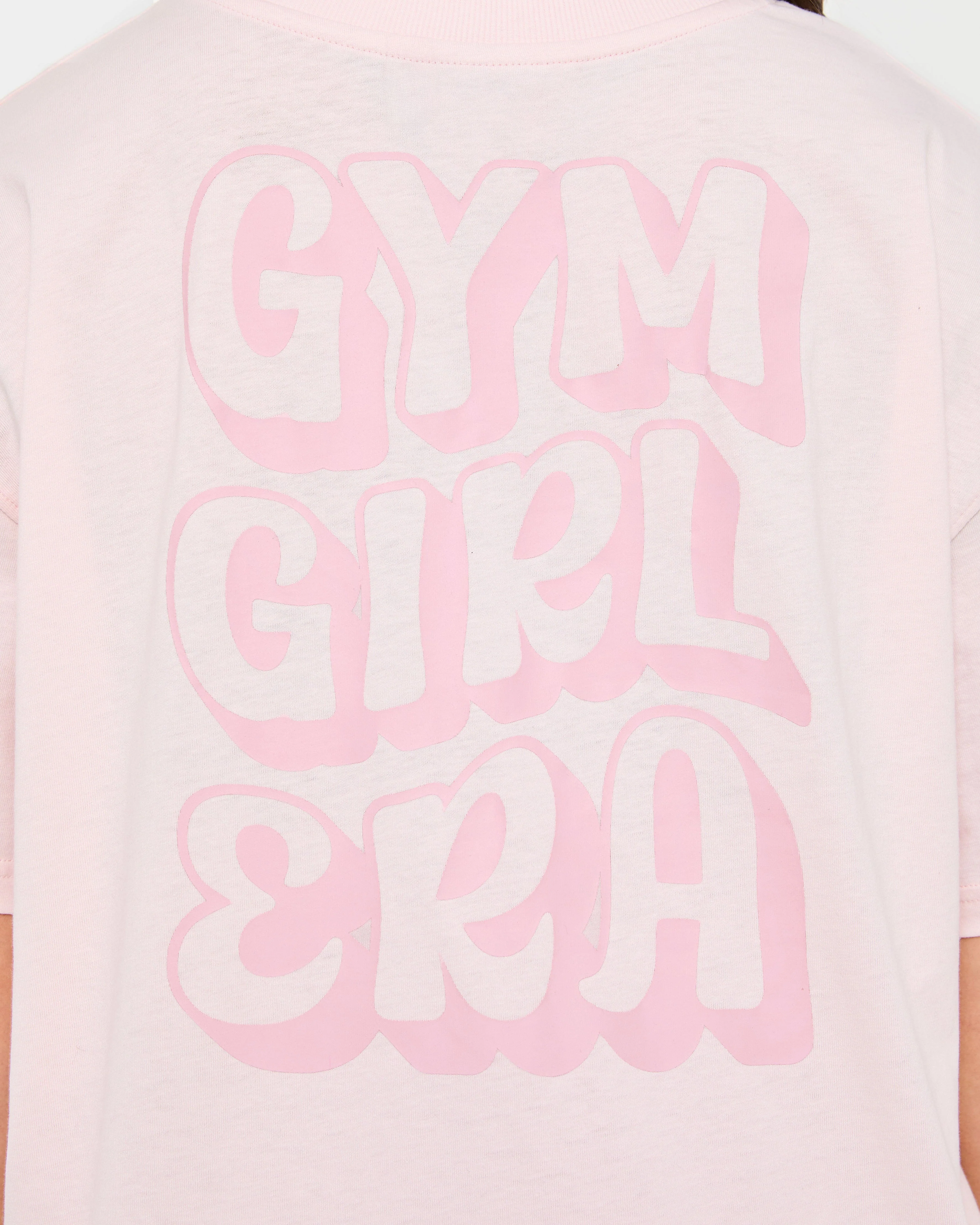 Gym Girl Era Oversized T Shirt - Rose - Image 6