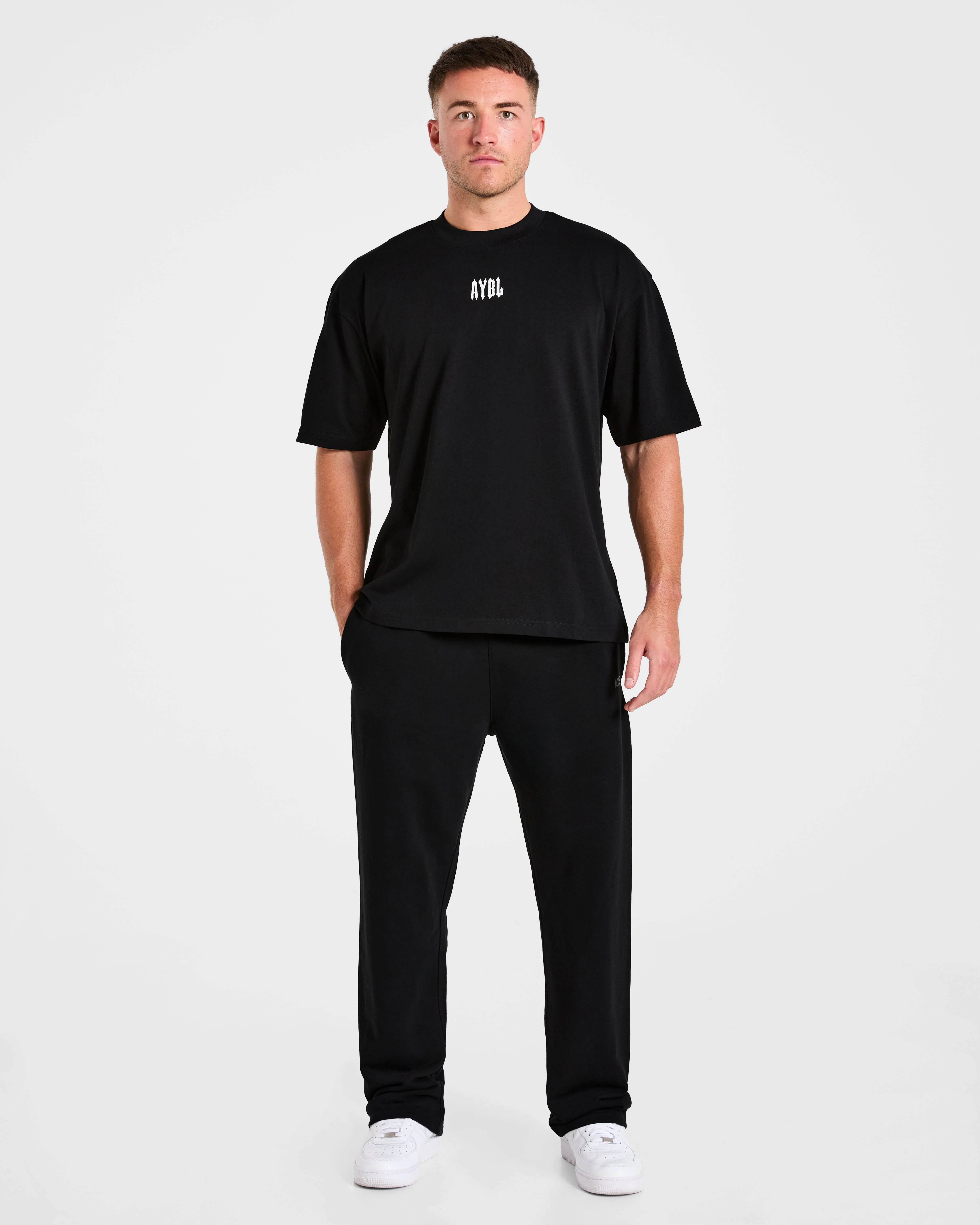 Hunt Your Goals Oversized T Shirt - Noir - Image 3
