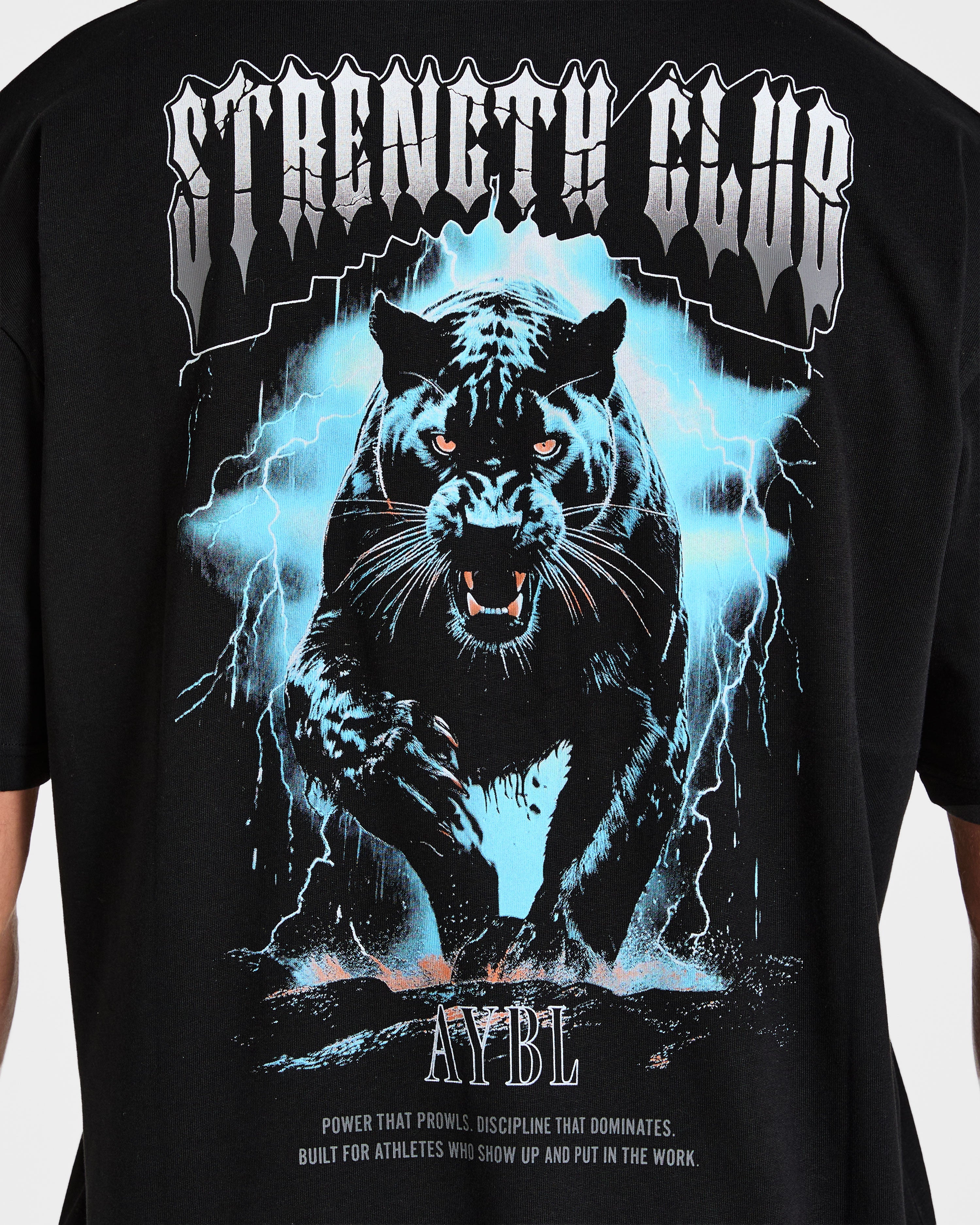 Hunt Your Goals Oversized T Shirt - Noir - Image 6