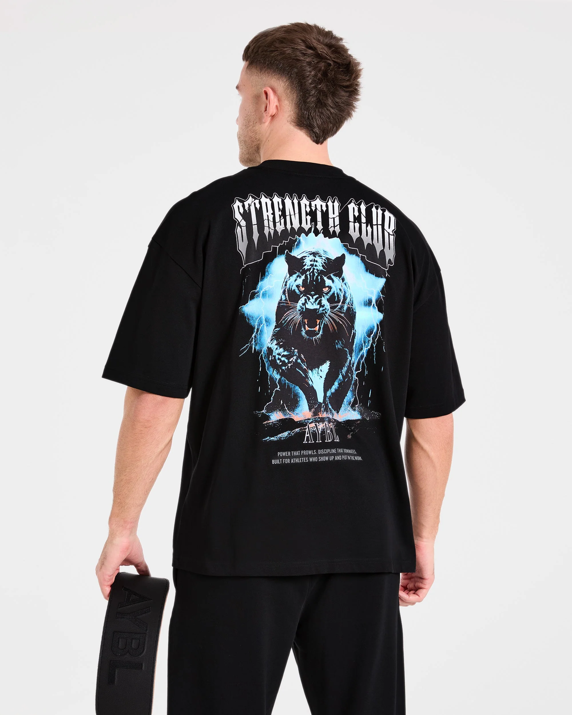 Hunt Your Goals Oversized T Shirt - Noir - Image 7