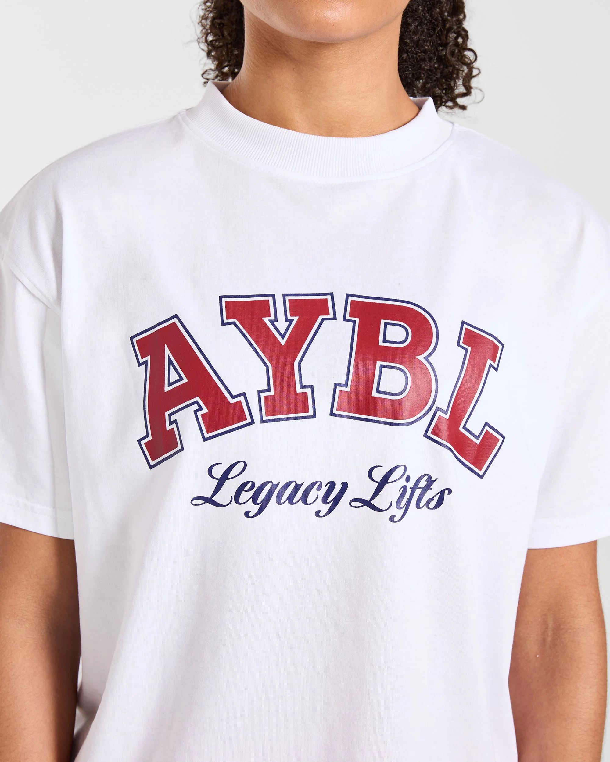 Legacy Lifts Oversized T Shirt - White - Image 5
