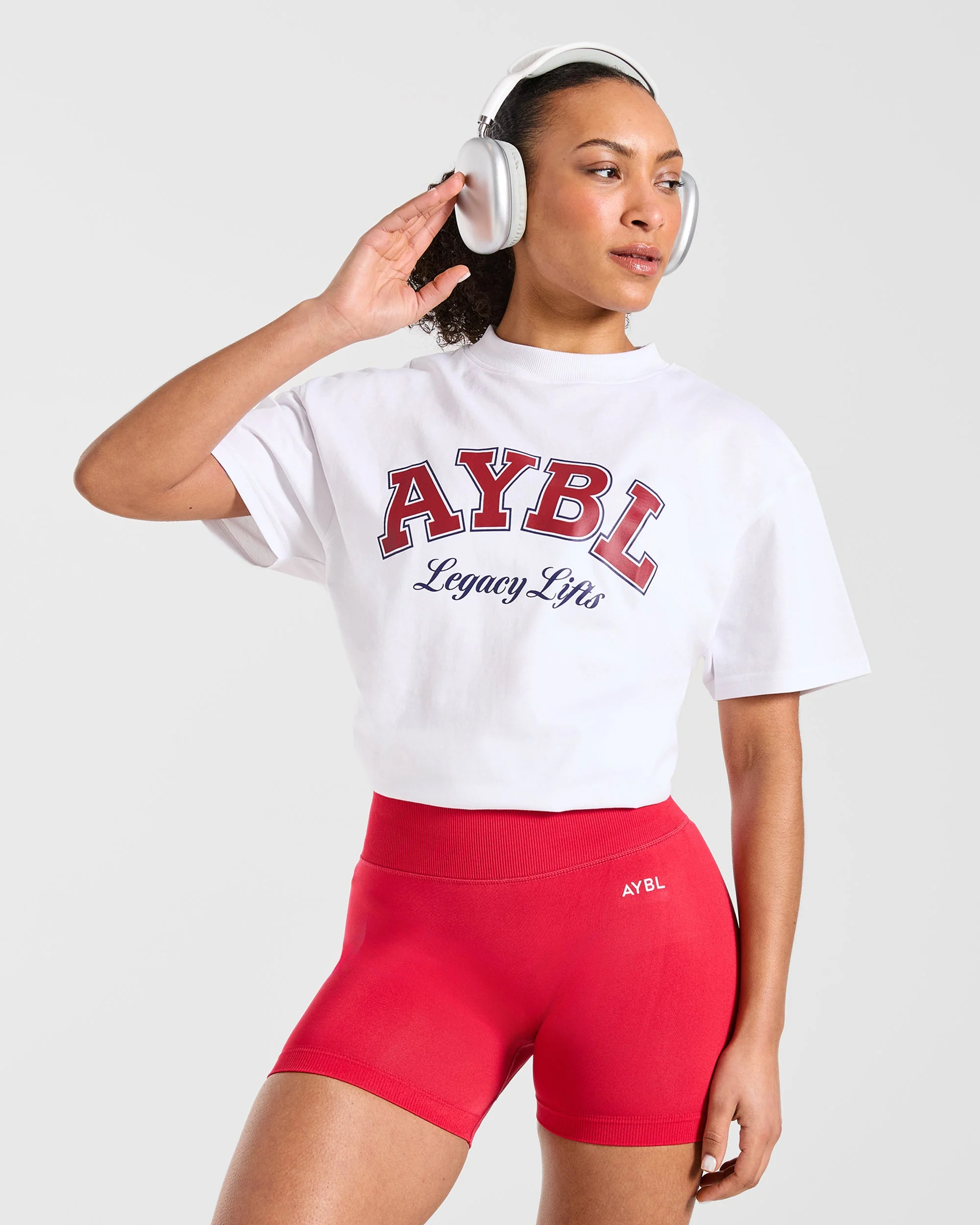 Legacy Lifts Oversized T Shirt - White - Image 8