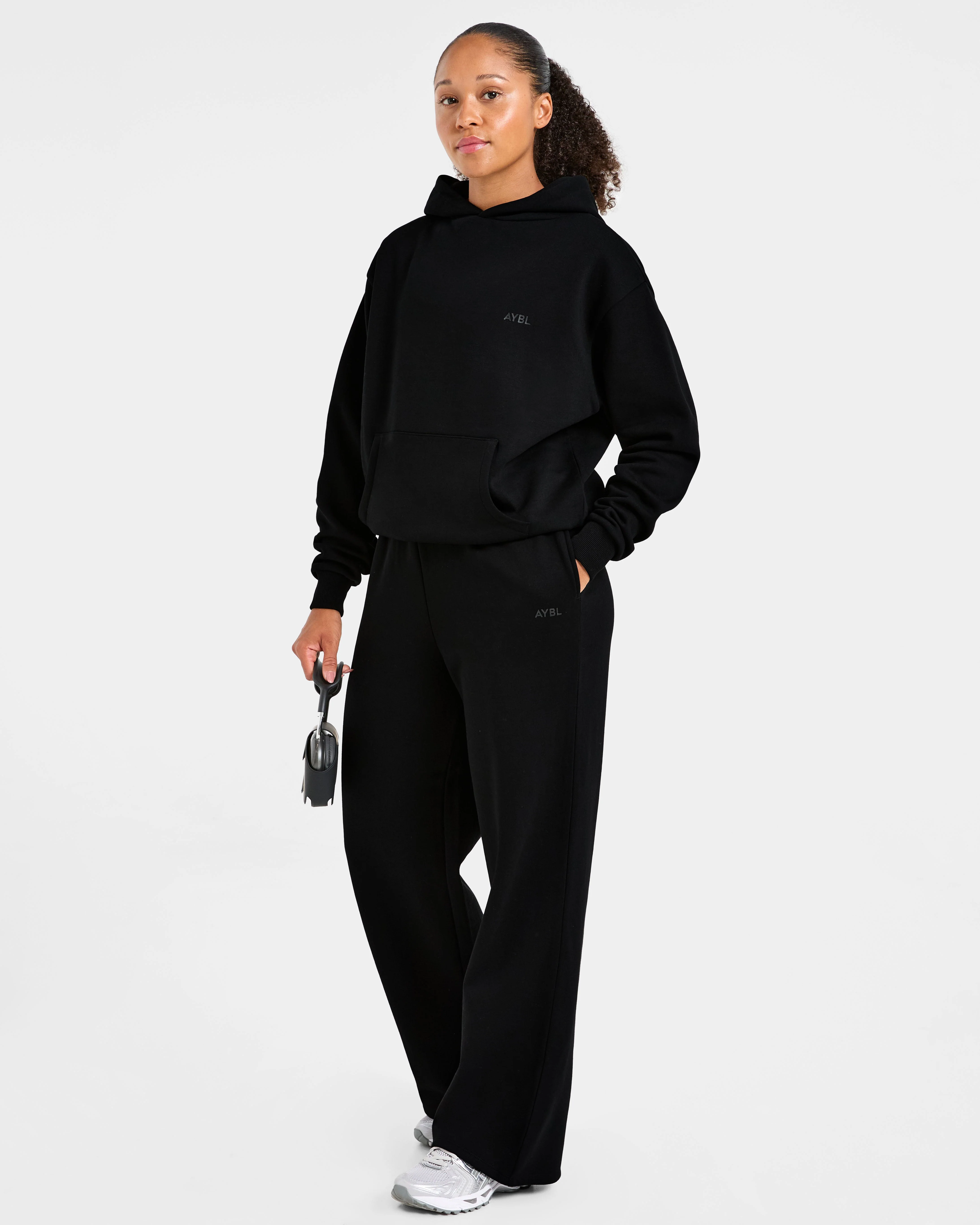 Lifestyle Oversized Hoodie - Noir - Image 7