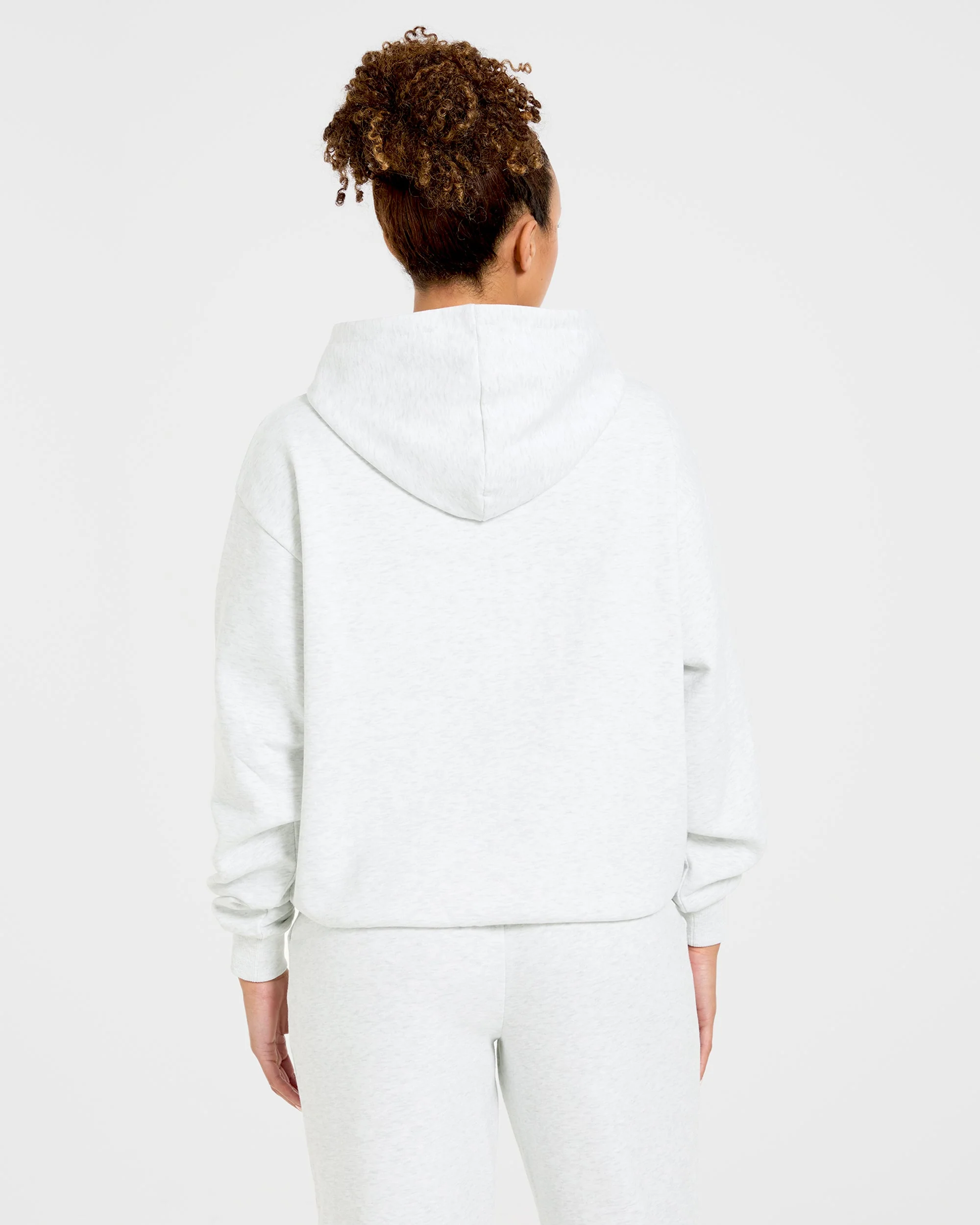 Lifestyle Oversized Hoodie - Heather Gris - Image 3