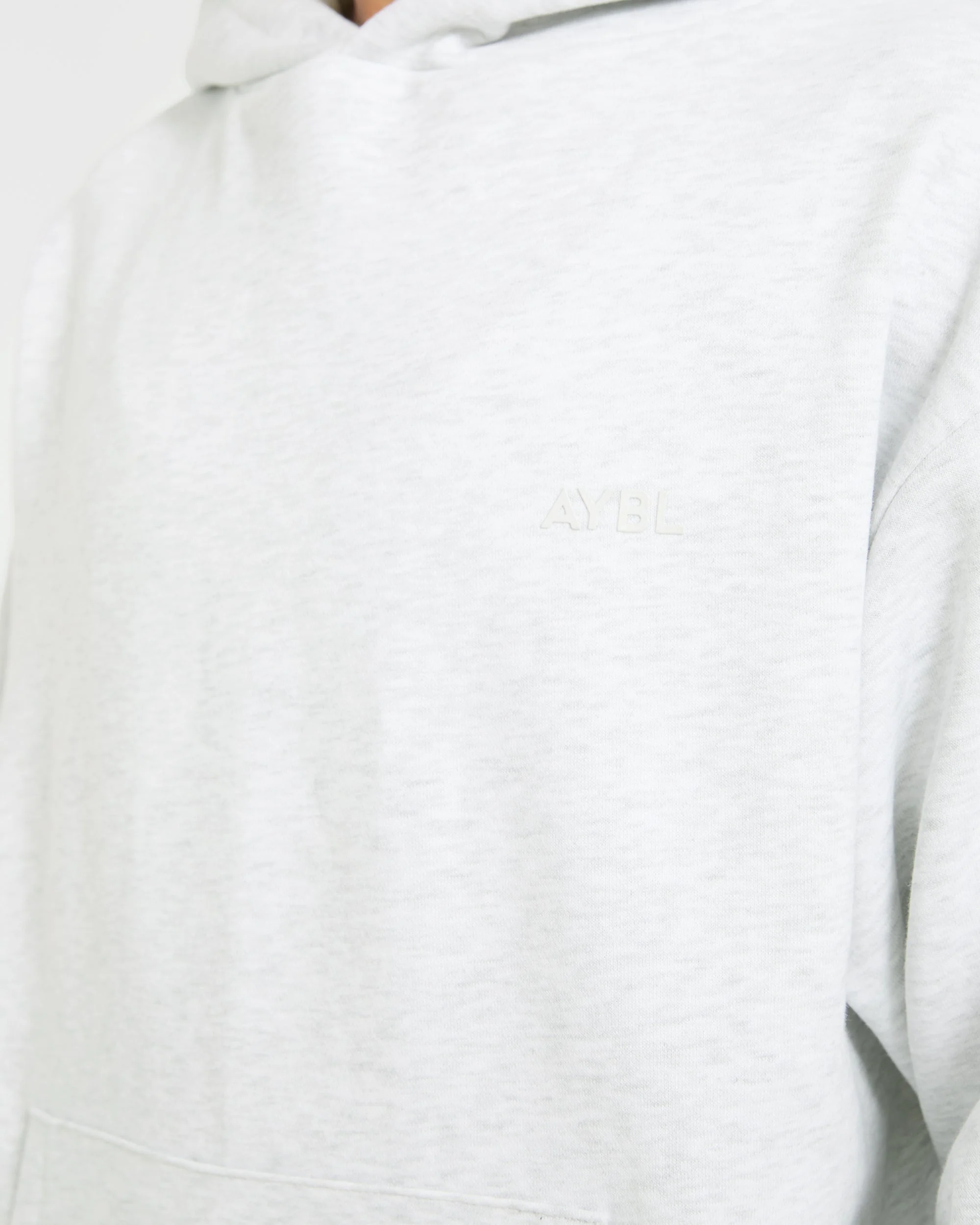 Lifestyle Oversized Hoodie - Heather Gris - Image 5