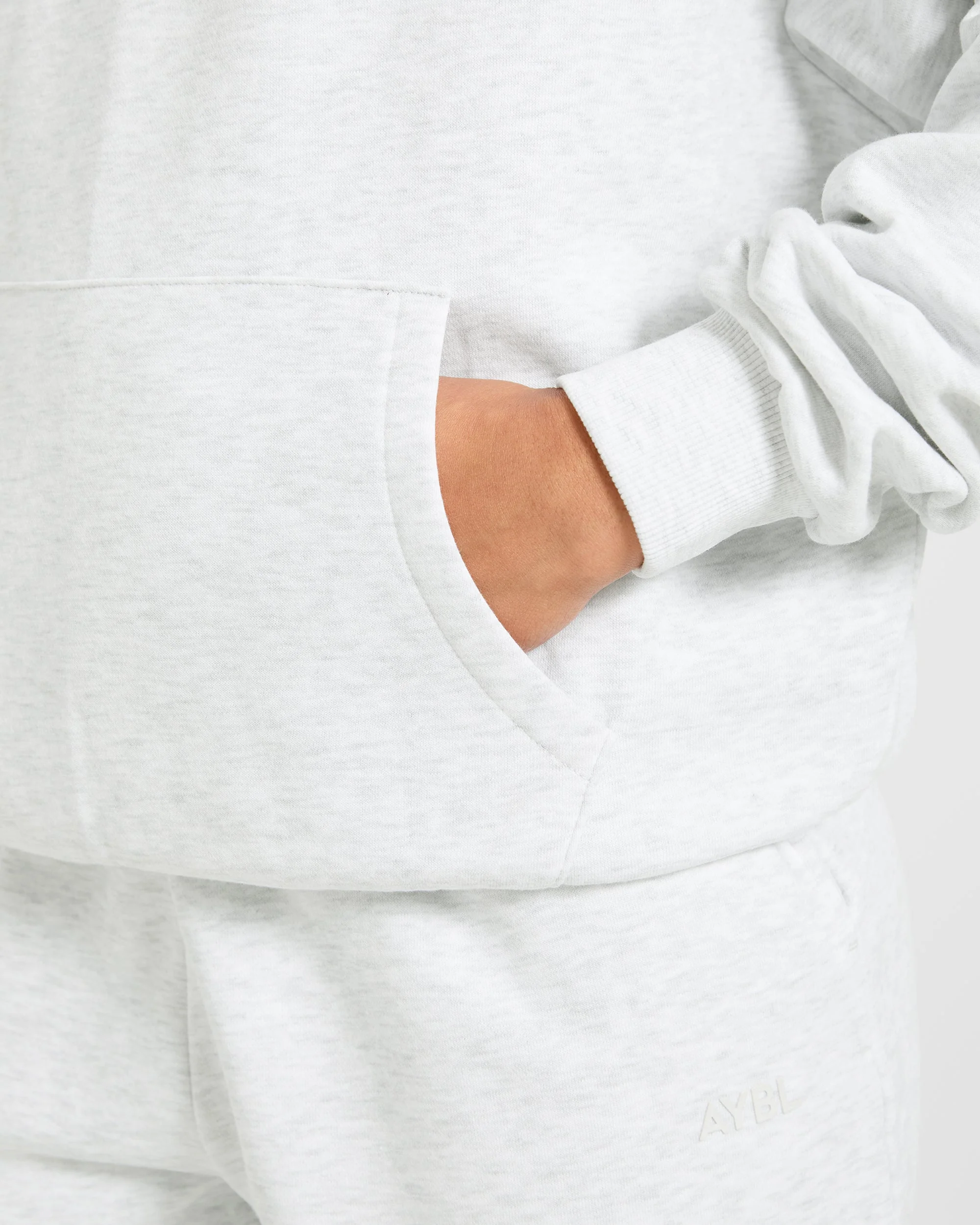 Lifestyle Oversized Hoodie - Heather Gris - Image 6