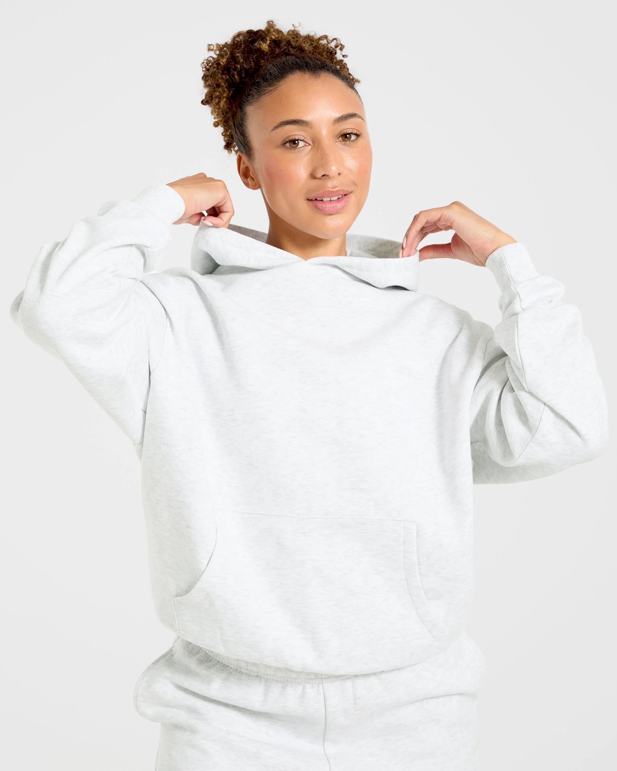 Lifestyle Oversized Hoodie - Heather Gris - Image 8