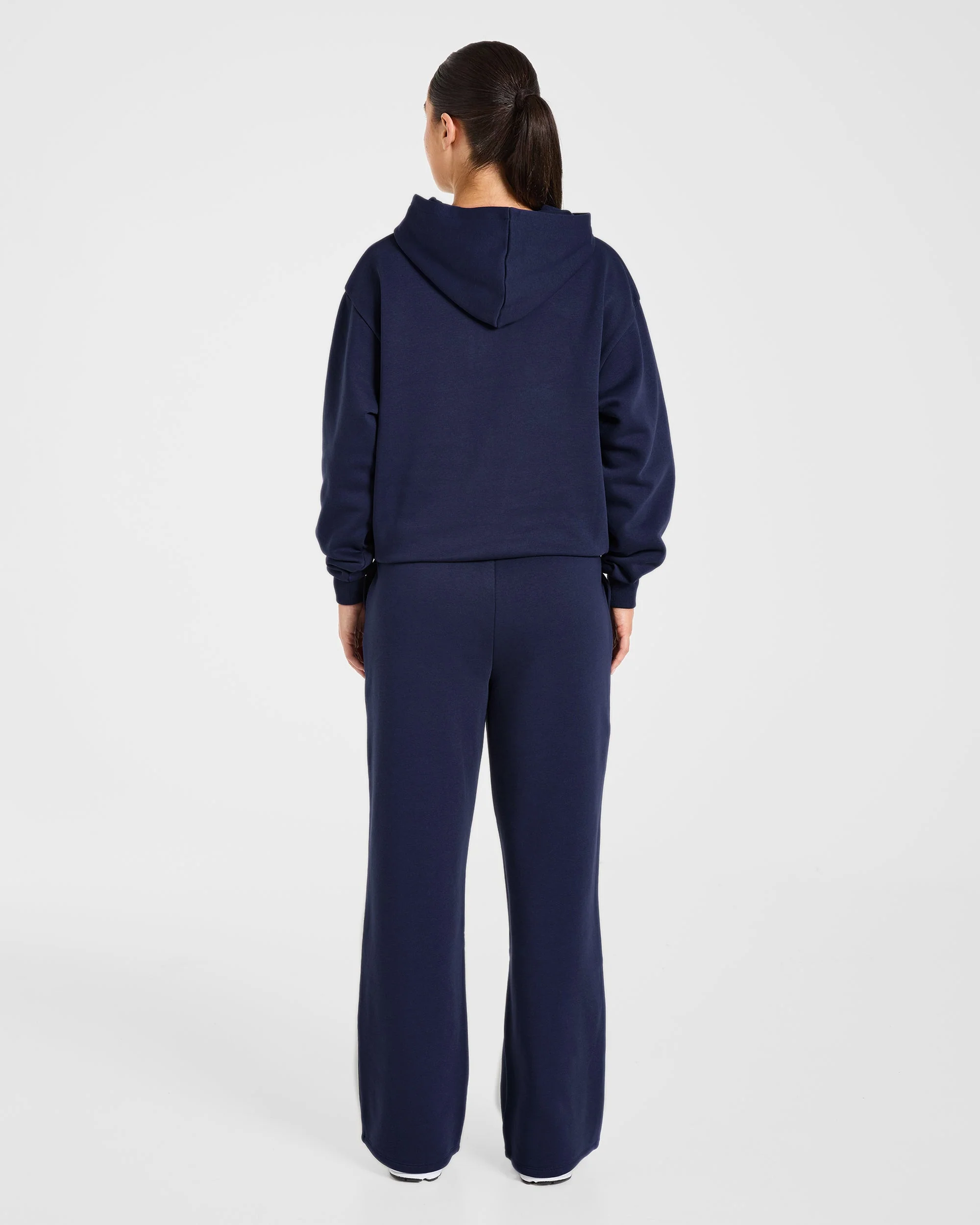 Lifestyle Oversized Hoodie - Navy - Image 4