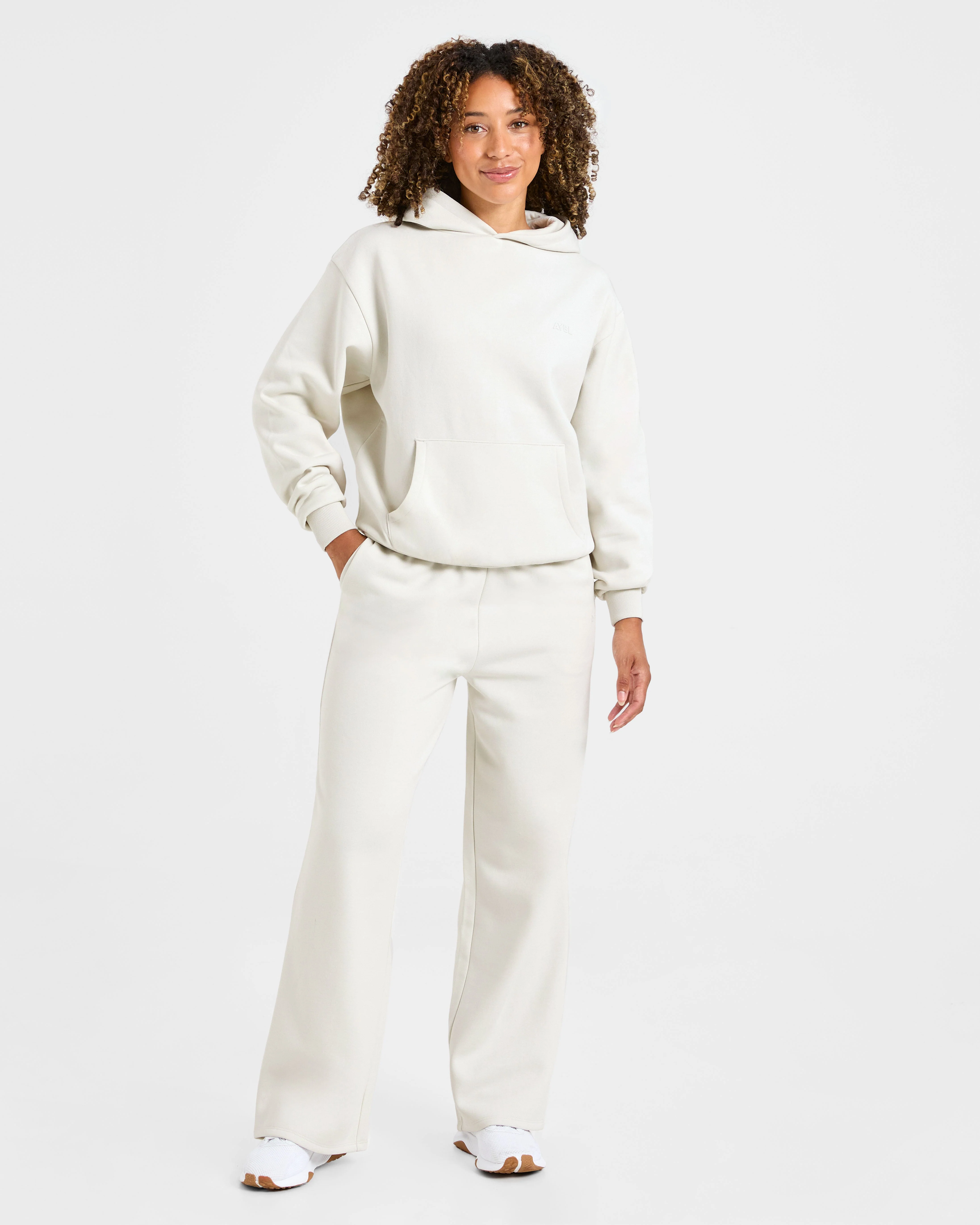 Lifestyle Oversized Hoodie - Off Blanc - Image 3