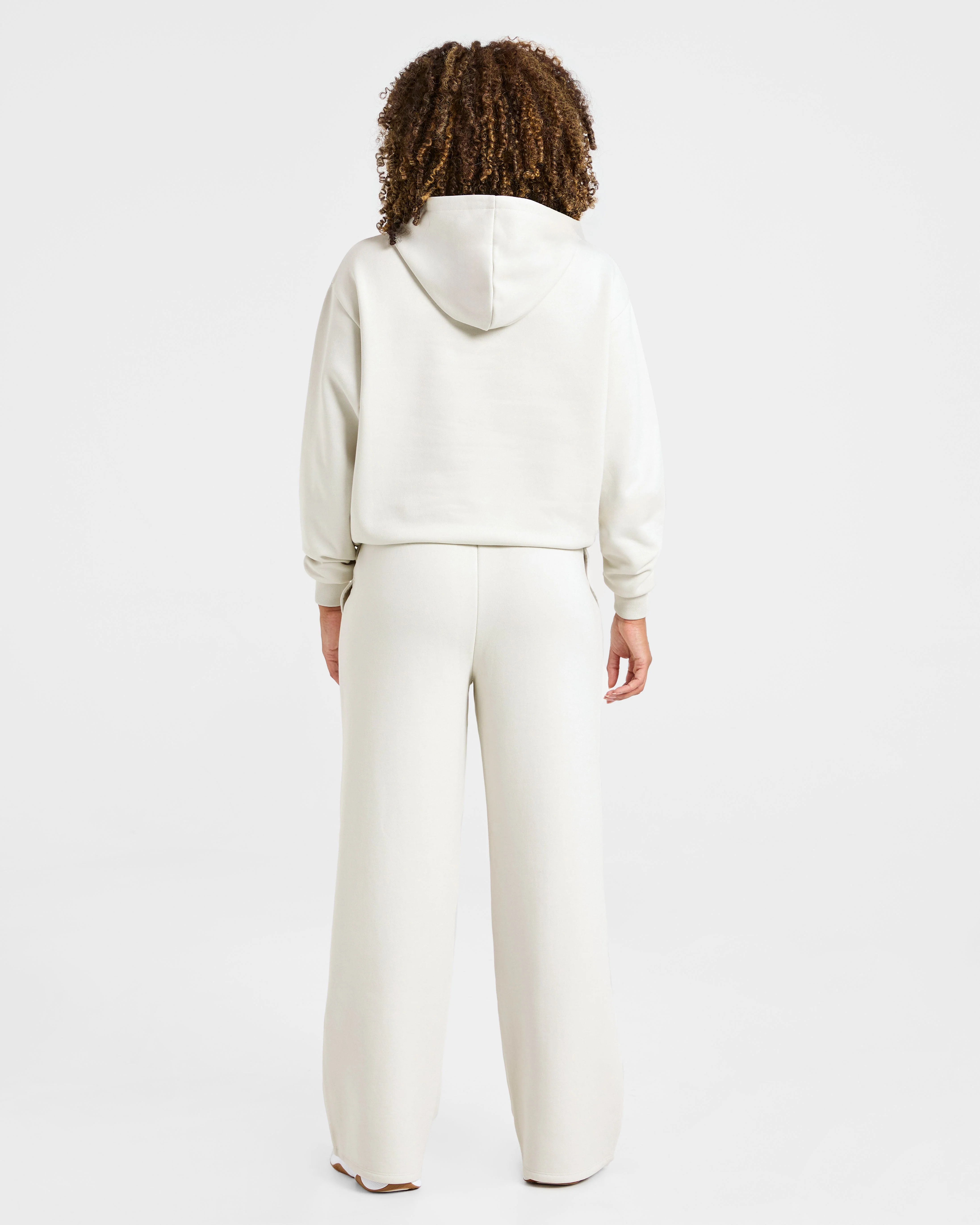 Lifestyle Oversized Hoodie - Off Blanc - Image 4