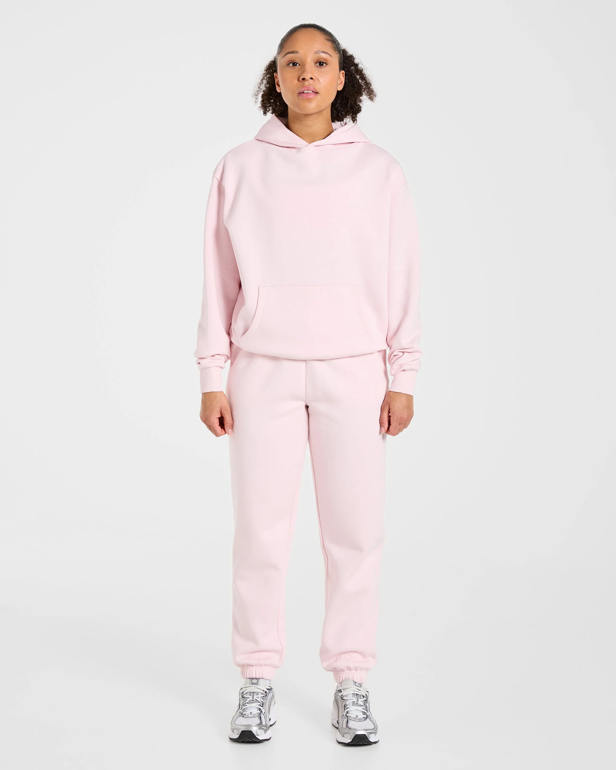 Lifestyle Oversized Hoodie - Pastel Rose - Image 3