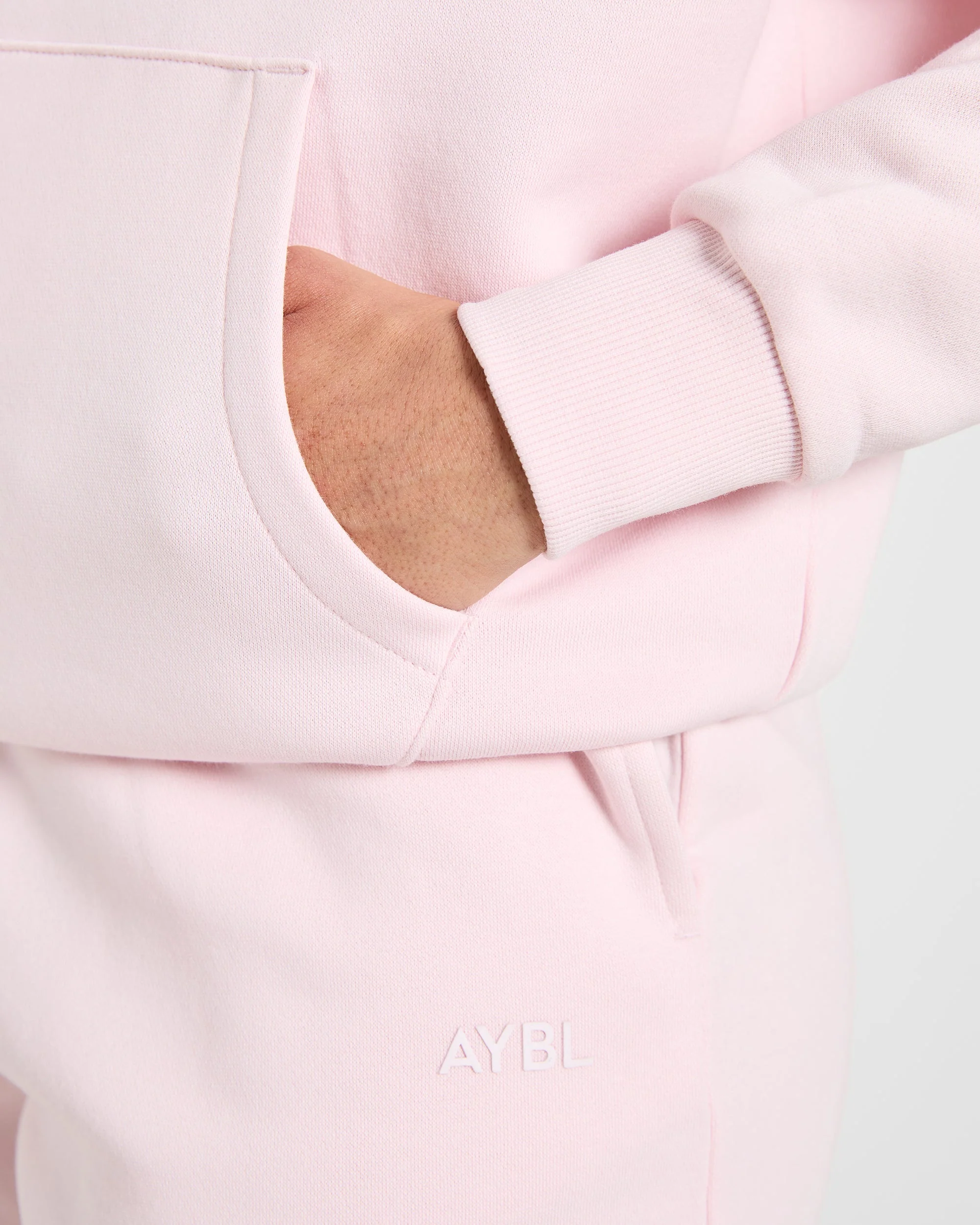 Lifestyle Oversized Hoodie - Pastel Rose - Image 6