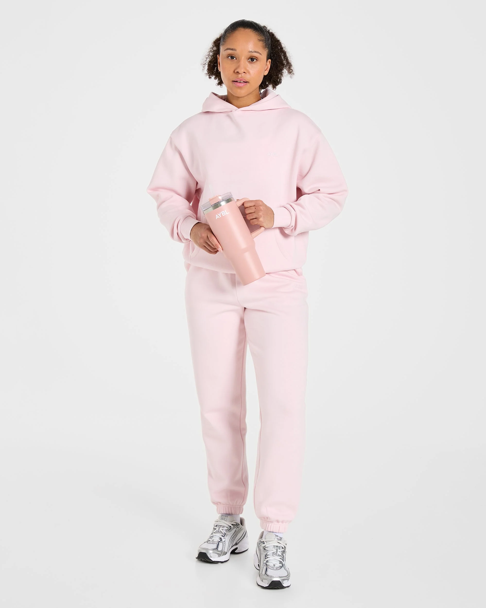 Lifestyle Oversized Hoodie - Pastel Rose - Image 7