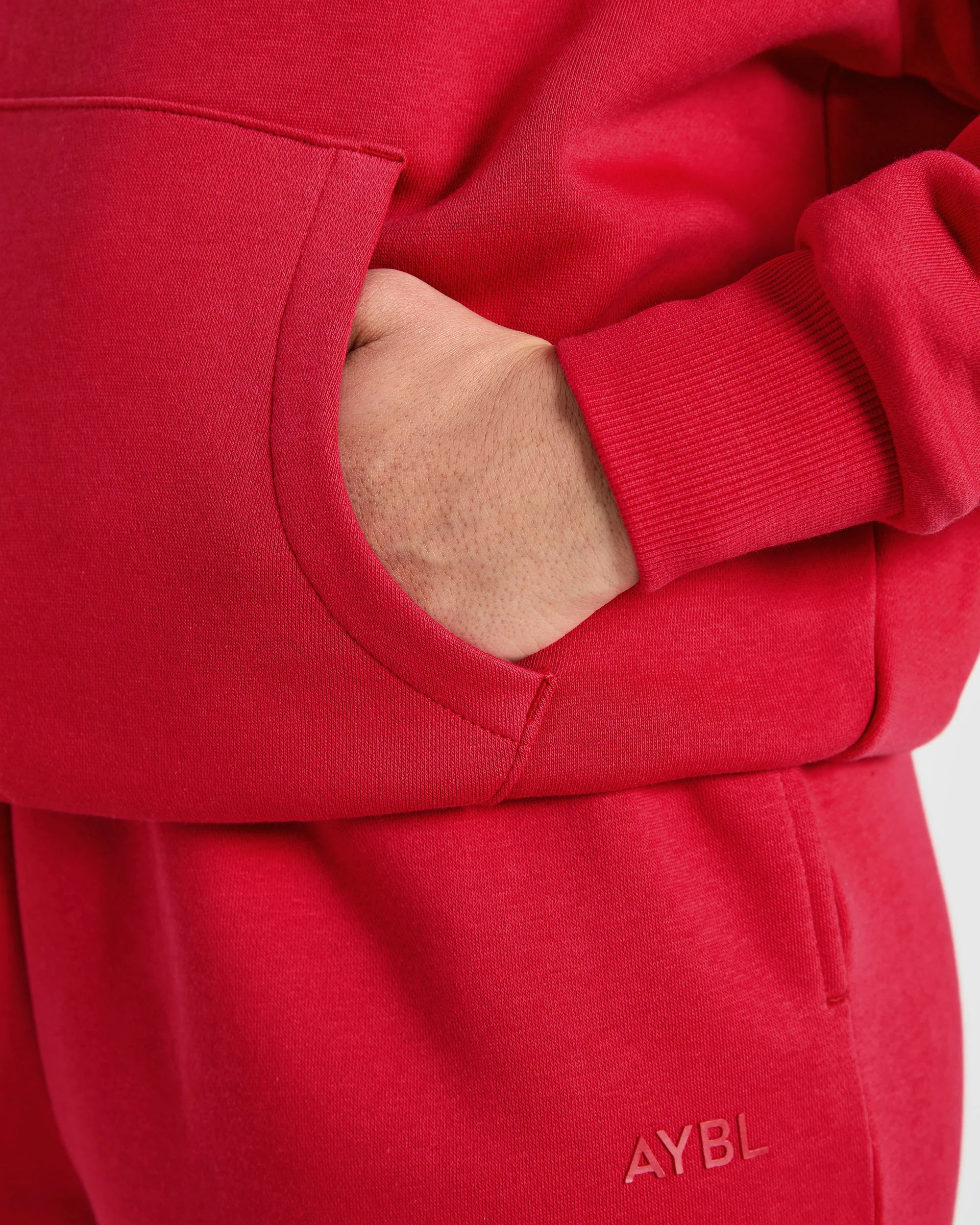 Lifestyle Oversized Hoodie - Rouge - Image 6