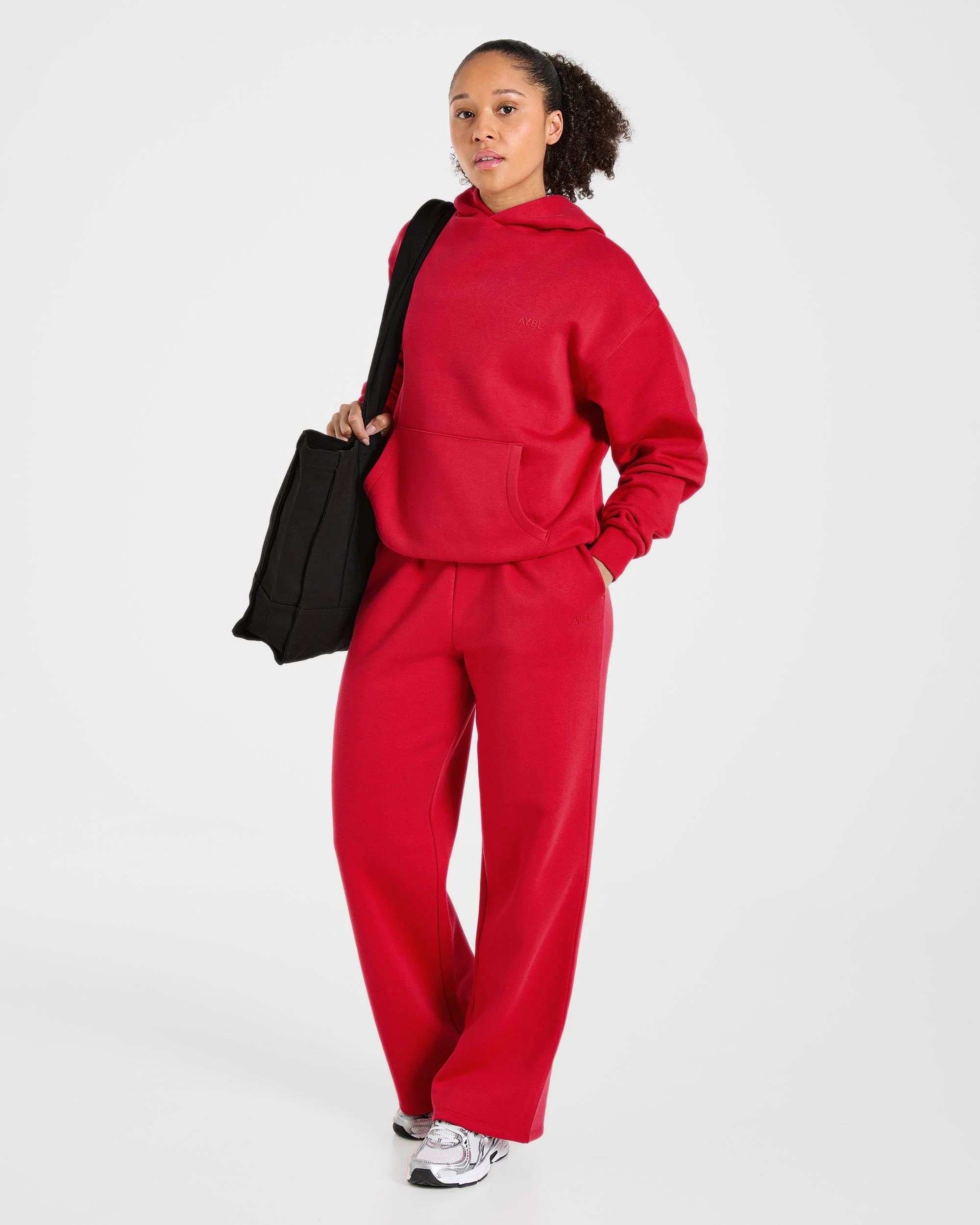 Lifestyle Oversized Hoodie - Rouge - Image 7