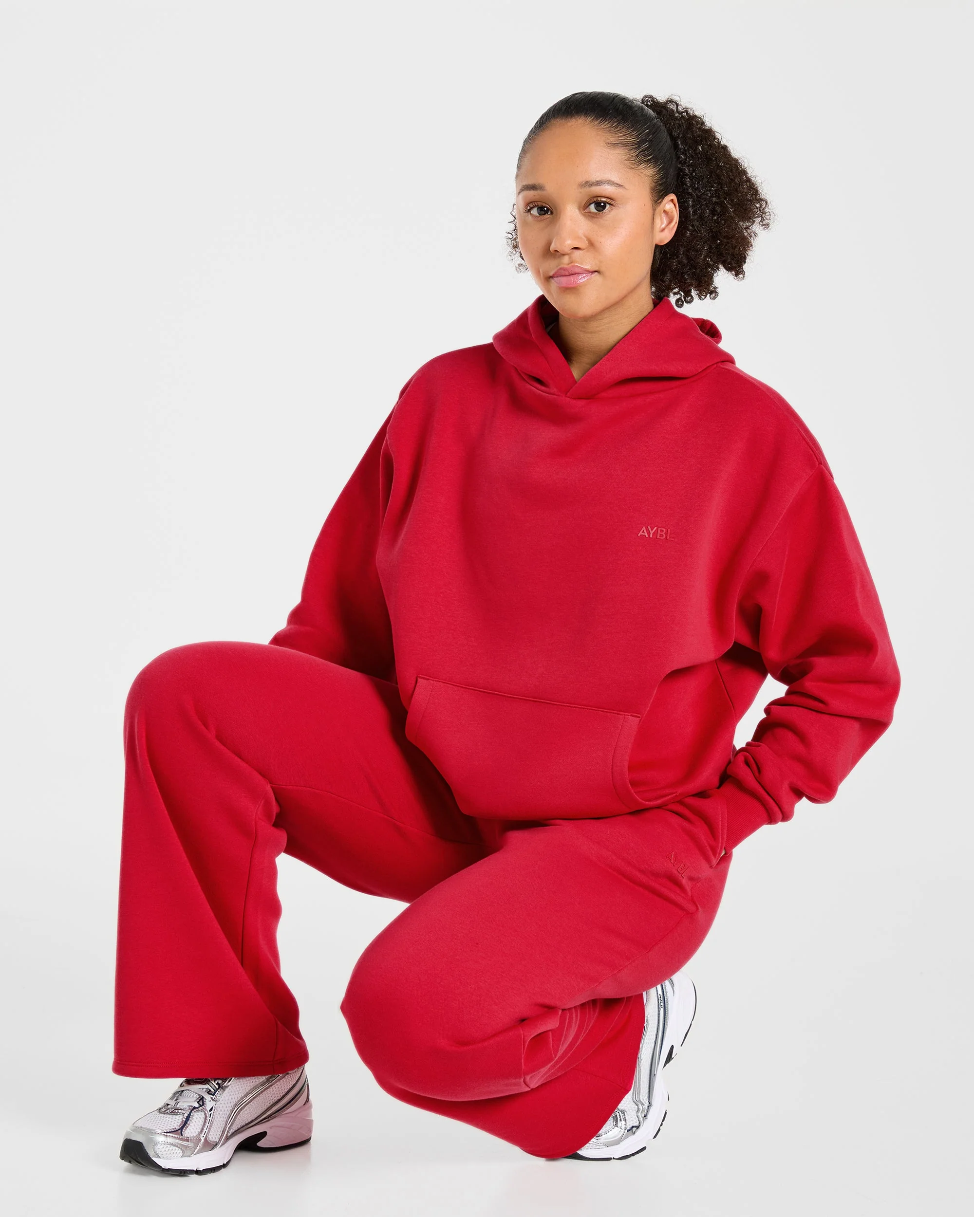 Lifestyle Oversized Hoodie - Rouge - Image 8