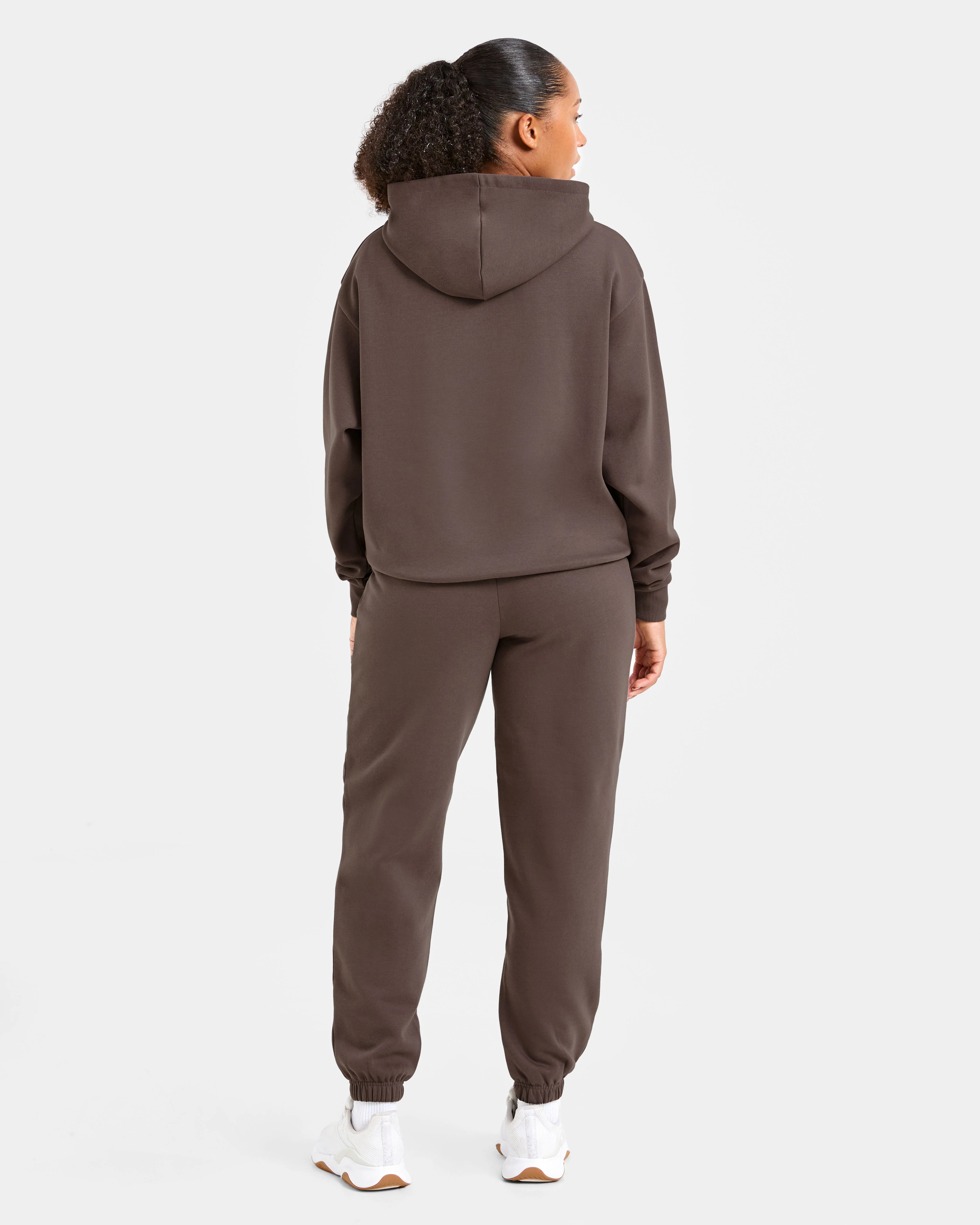 Lifestyle Oversized Hoodie - Umber Marron - Image 4