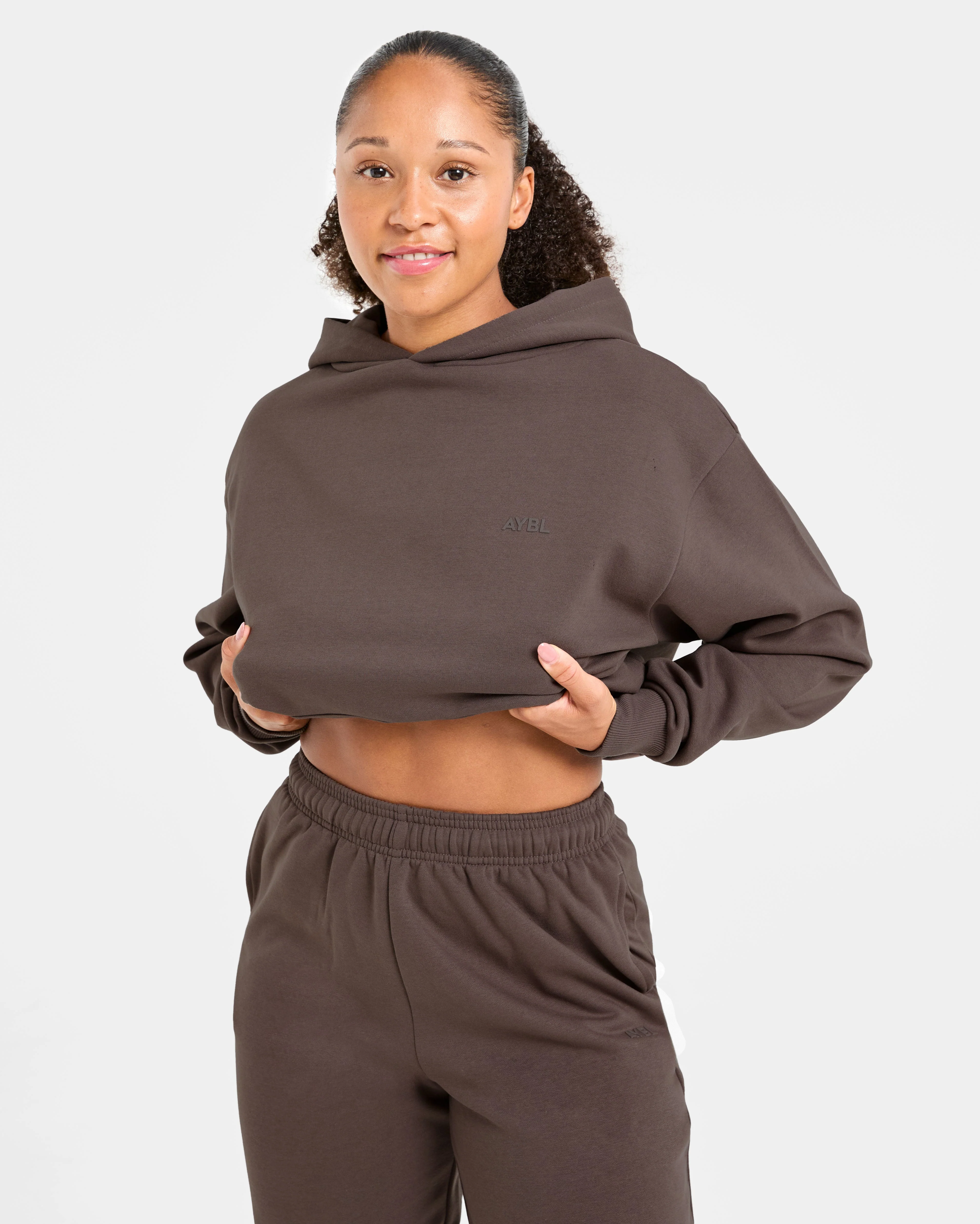 Lifestyle Oversized Hoodie - Umber Marron - Image 7