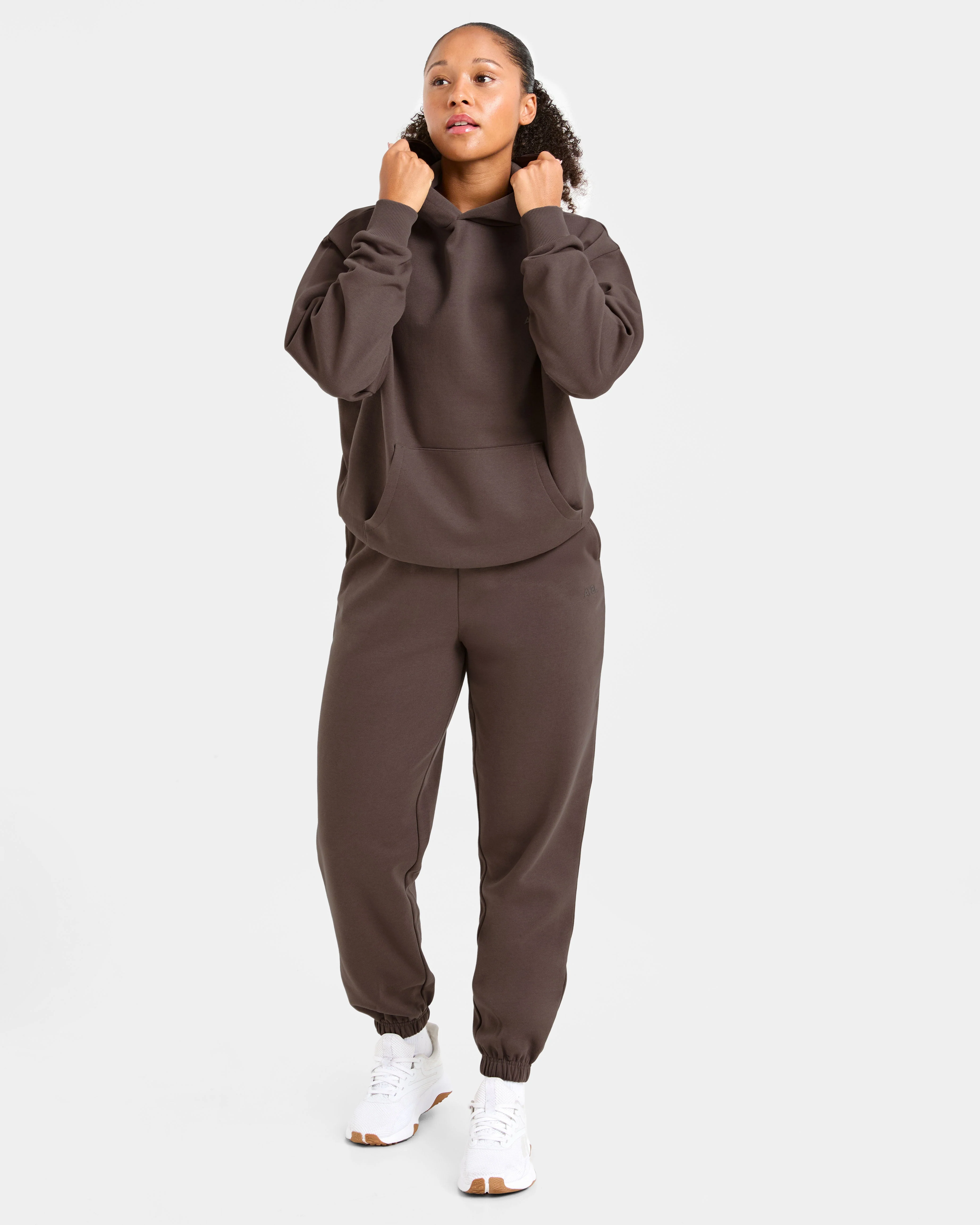 Lifestyle Oversized Hoodie - Umber Marron - Image 8