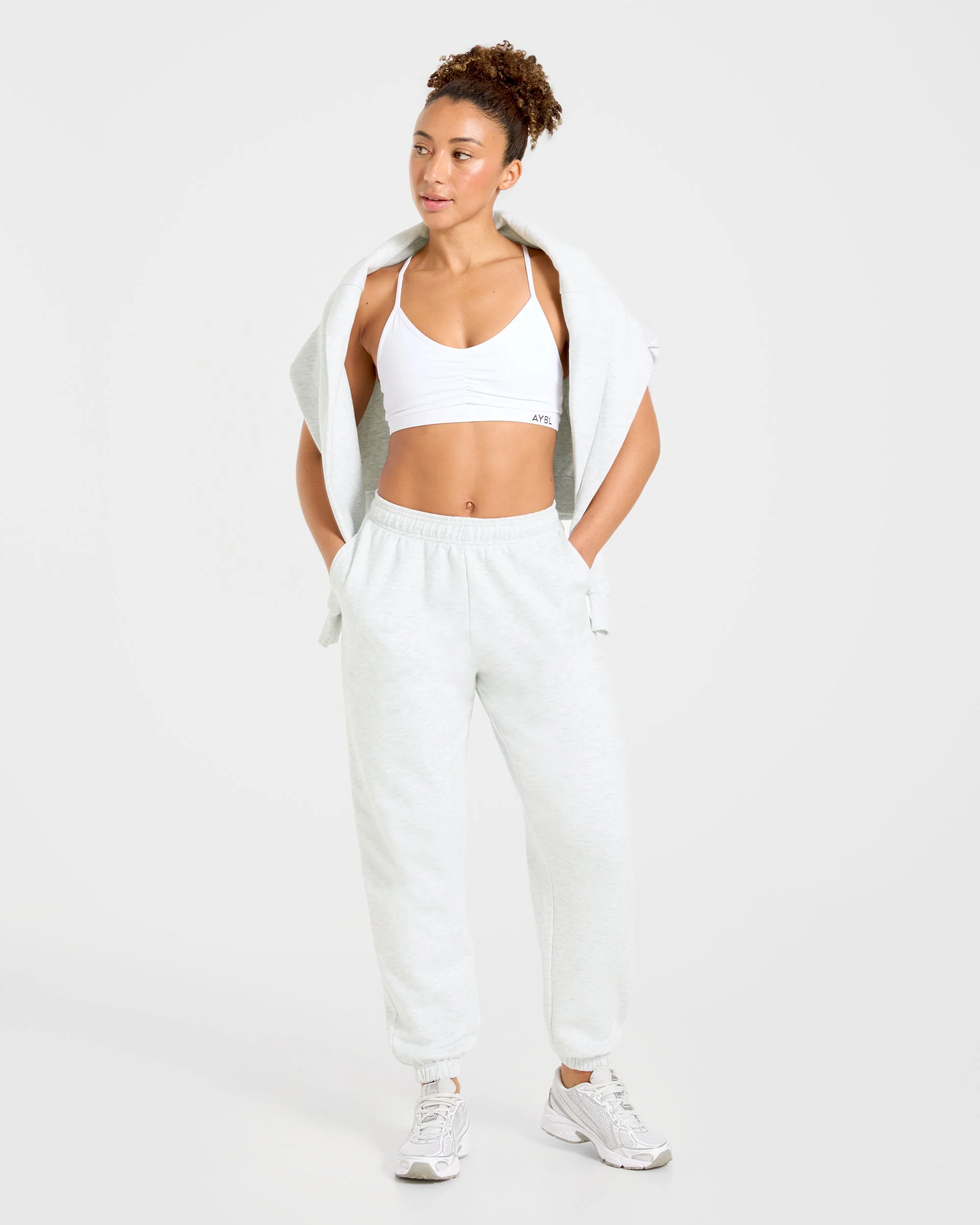 Lifestyle Oversized Joggers - Heather Gris - Image 7