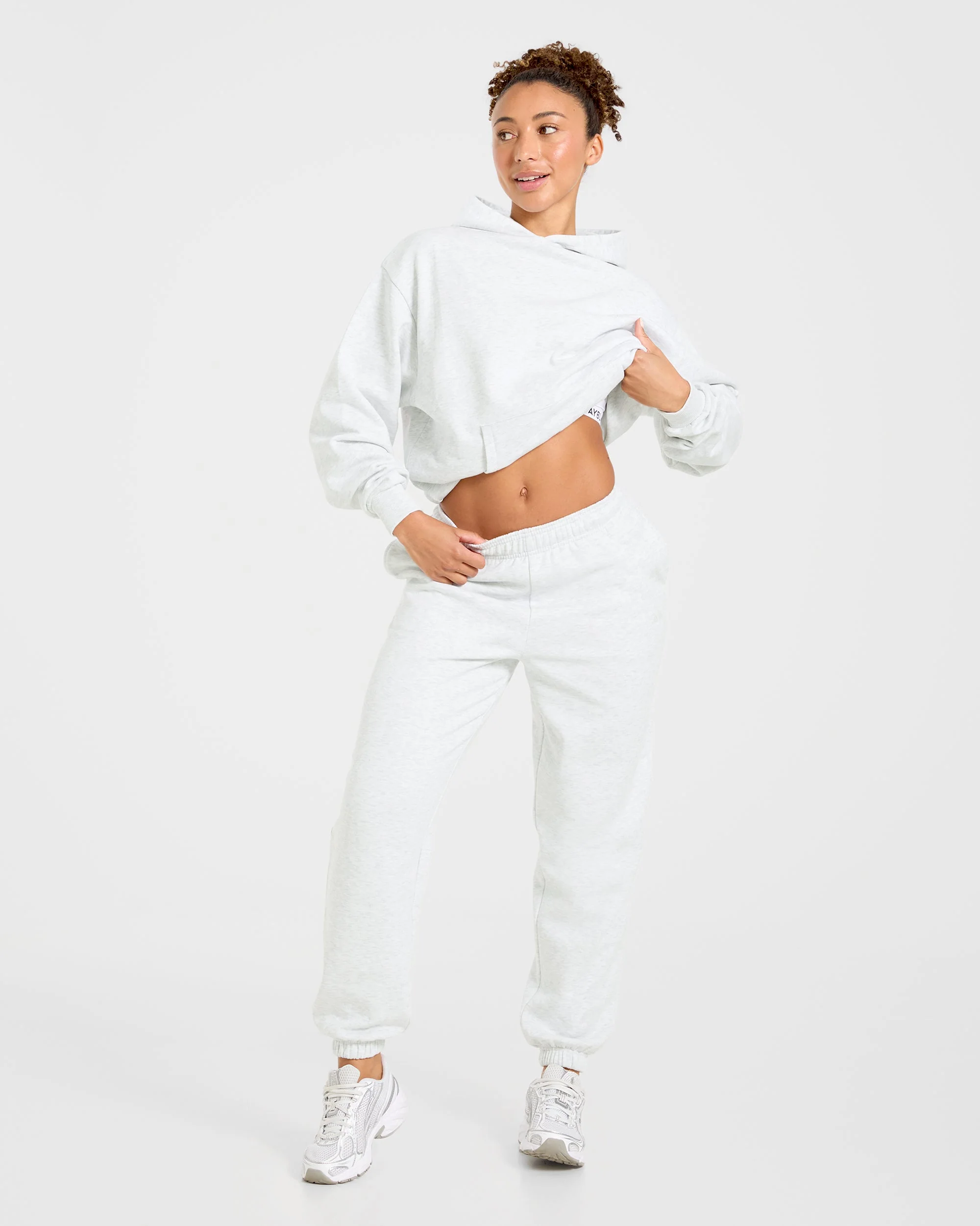 Lifestyle Oversized Joggers - Heather Gris - Image 8