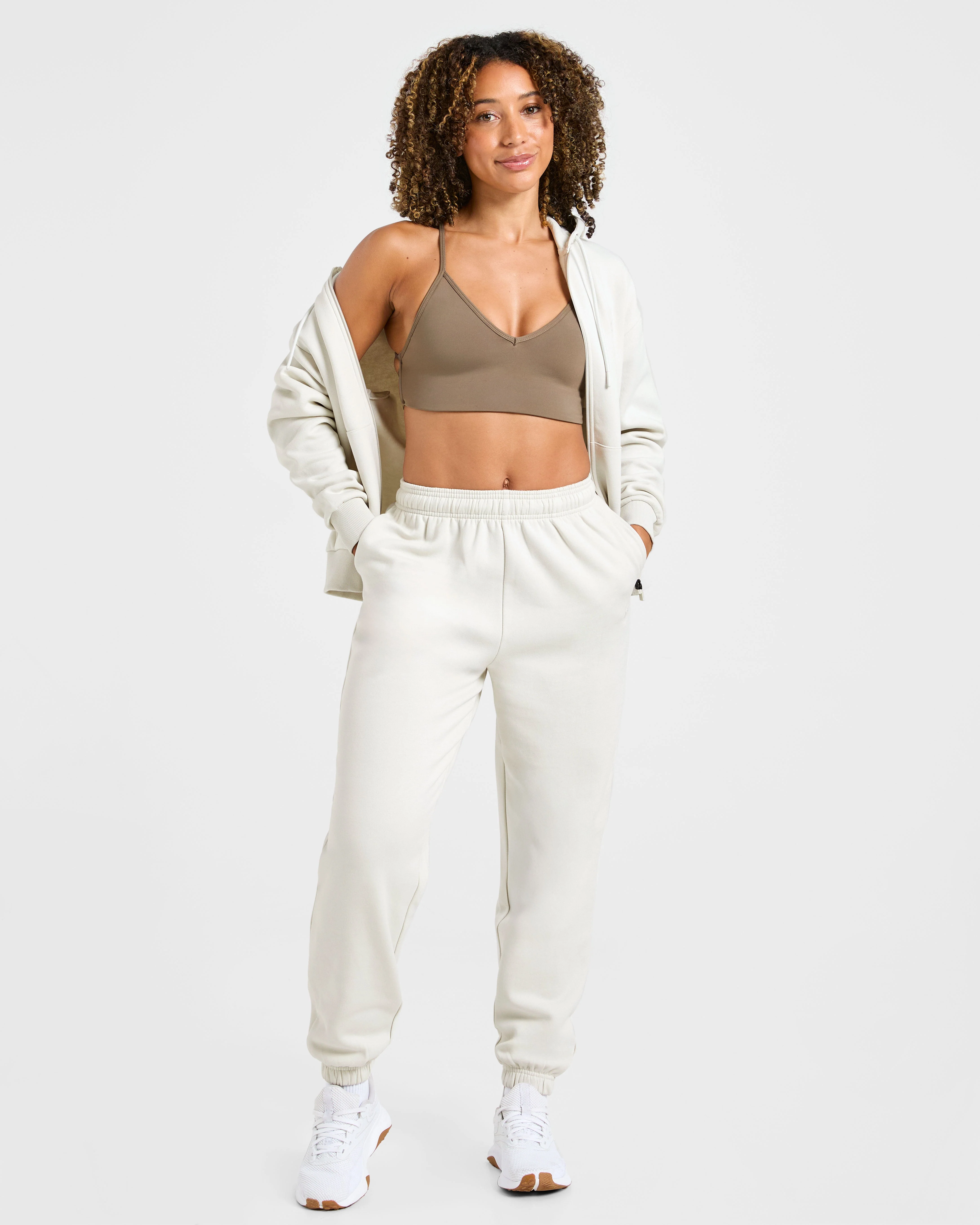 Lifestyle Oversized Joggers - Off Blanc - Image 7