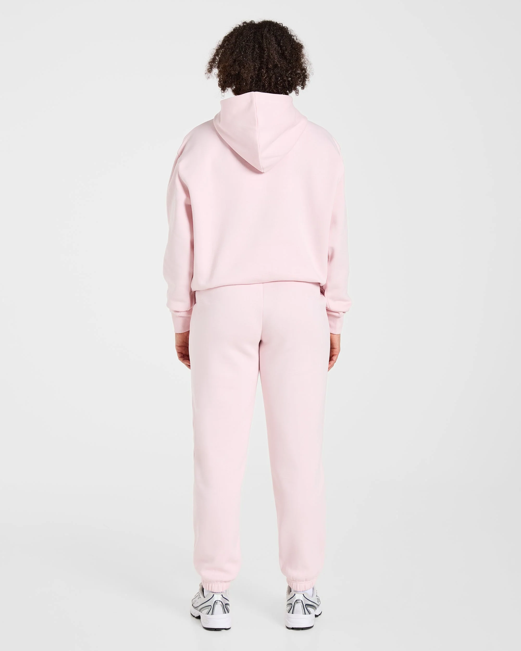 Lifestyle Oversized Joggers - Pastel Rose - Image 4