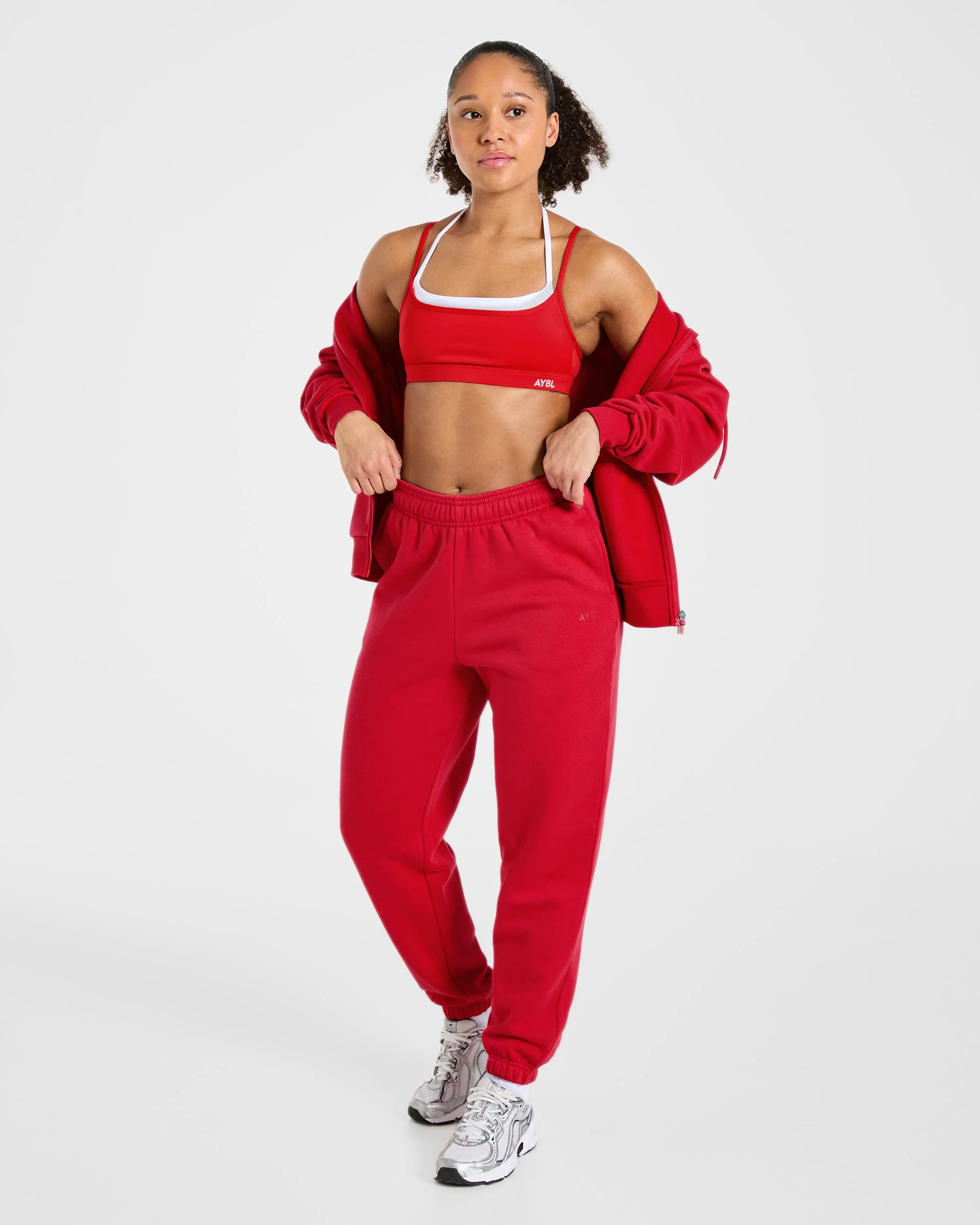 Lifestyle Oversized Joggers - Rouge - Image 7