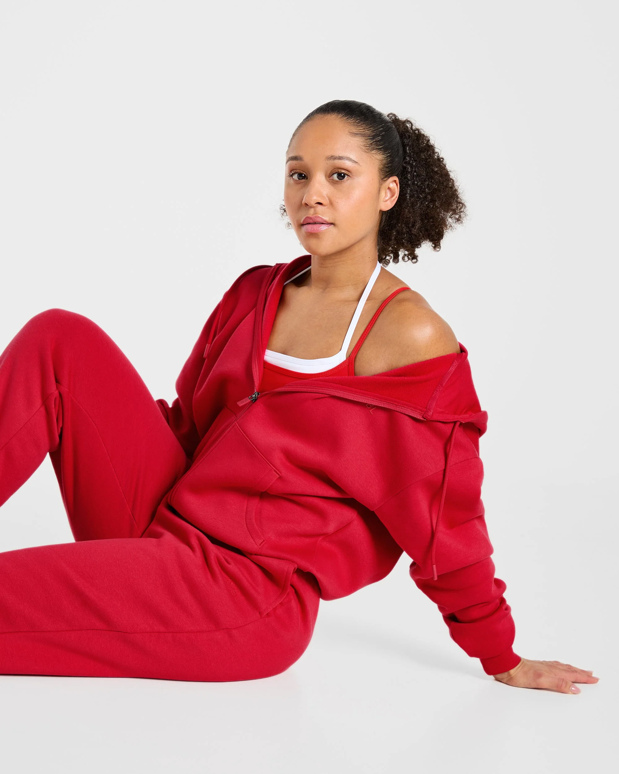 Lifestyle Oversized Joggers - Rouge - Image 8