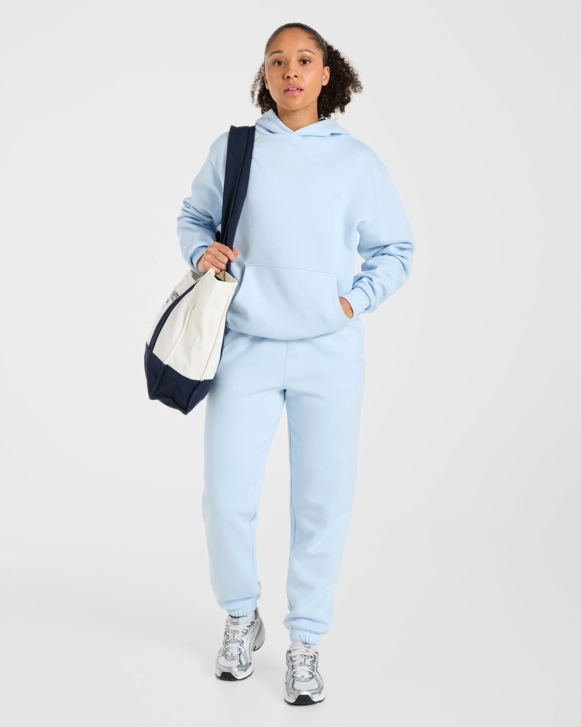 Lifestyle Oversized Joggers - Spring Bleu - Image 8