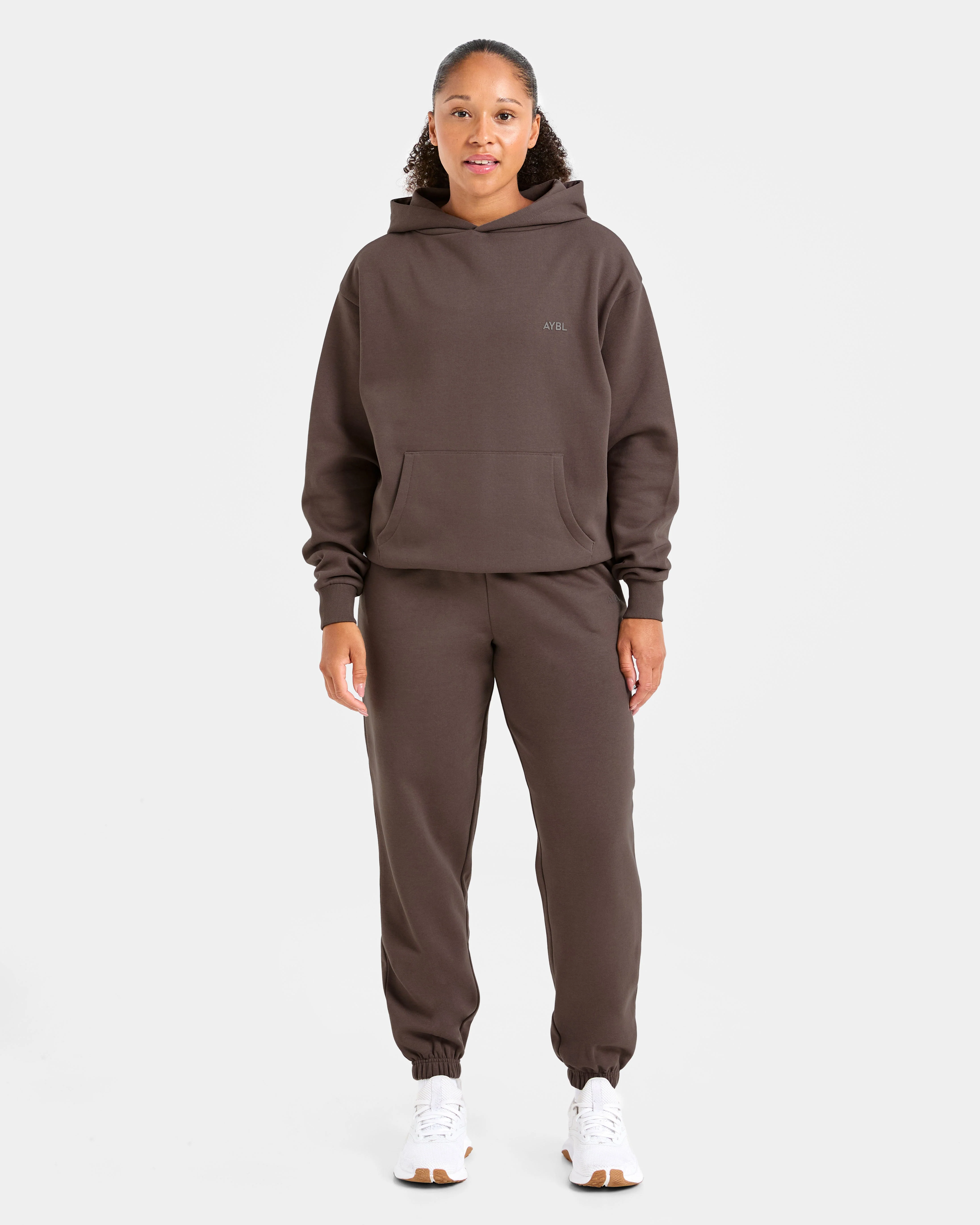 Lifestyle Oversized Joggers - Umber Marron - Image 3