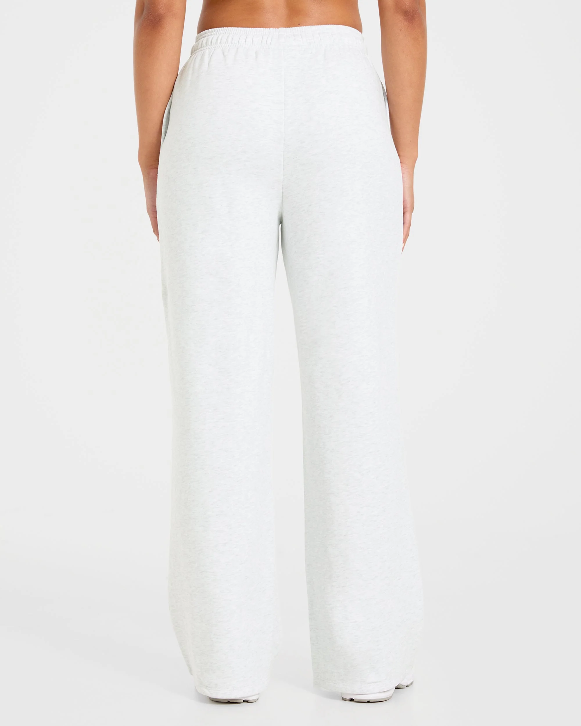 Lifestyle Oversized Straight Leg Joggers - Heather Gris - Image 2