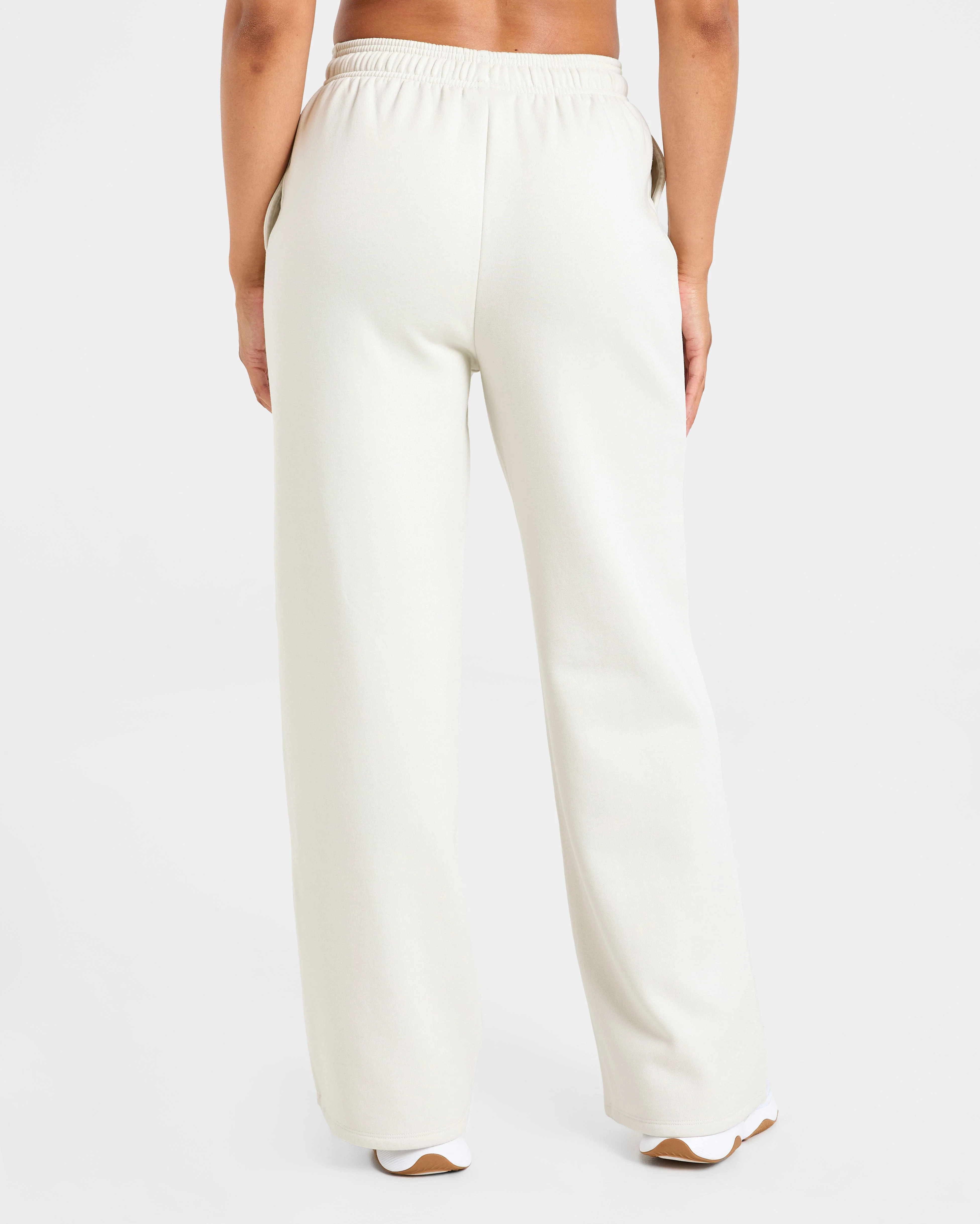 Lifestyle Oversized Straight Leg Joggers - Off Blanc - Image 2