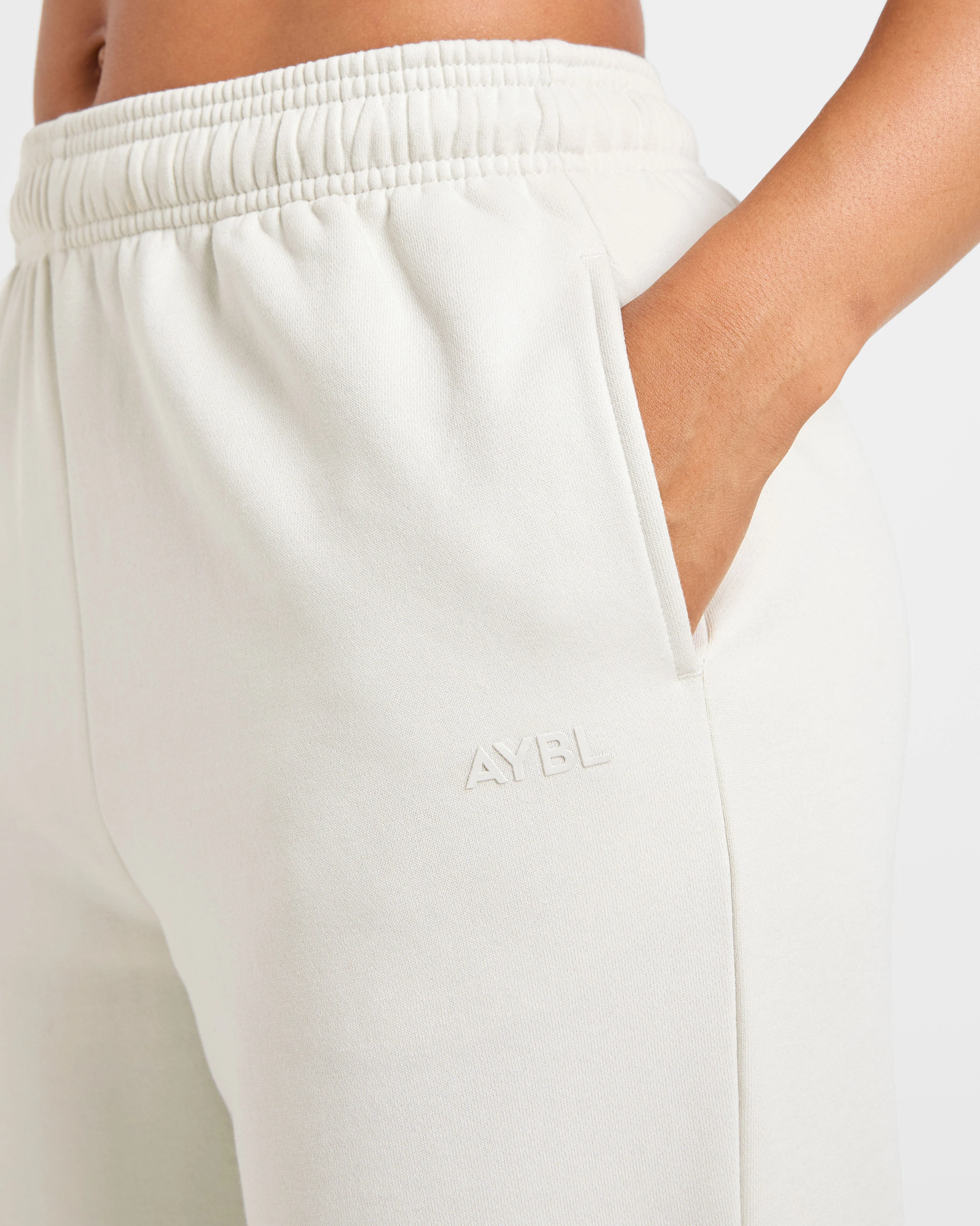 Lifestyle Oversized Straight Leg Joggers - Off Blanc - Image 6