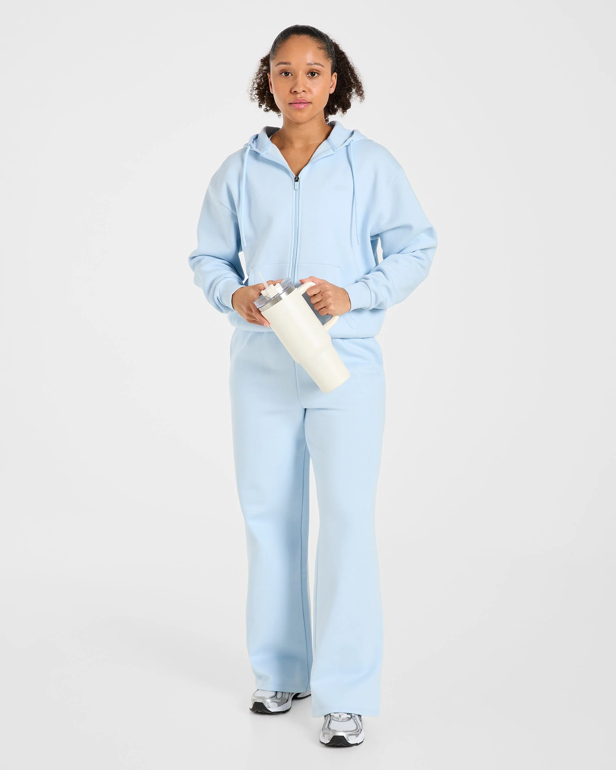 Lifestyle Oversized Straight Leg Joggers - Spring Bleu - Image 7