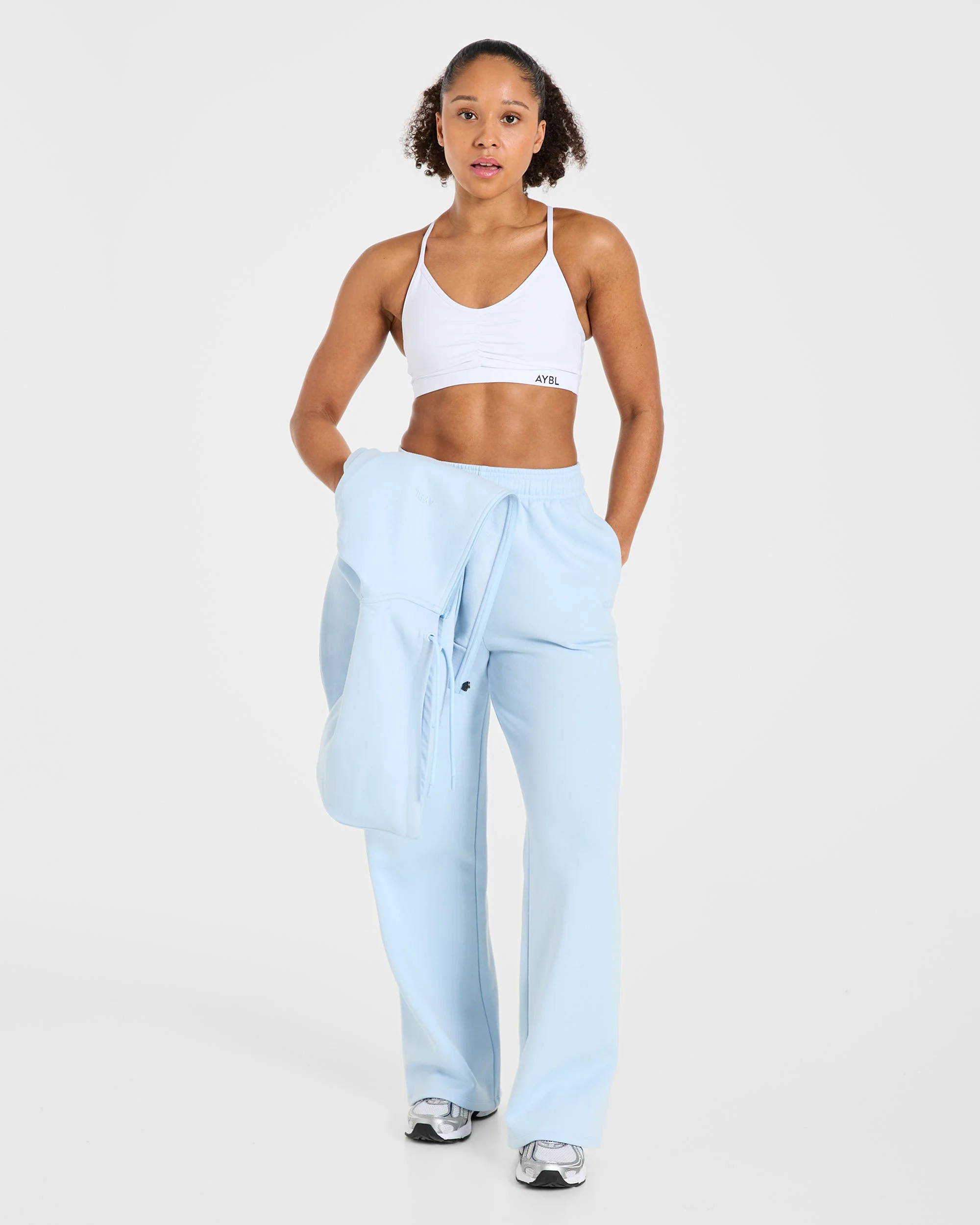 Lifestyle Oversized Straight Leg Joggers - Spring Bleu - Image 8