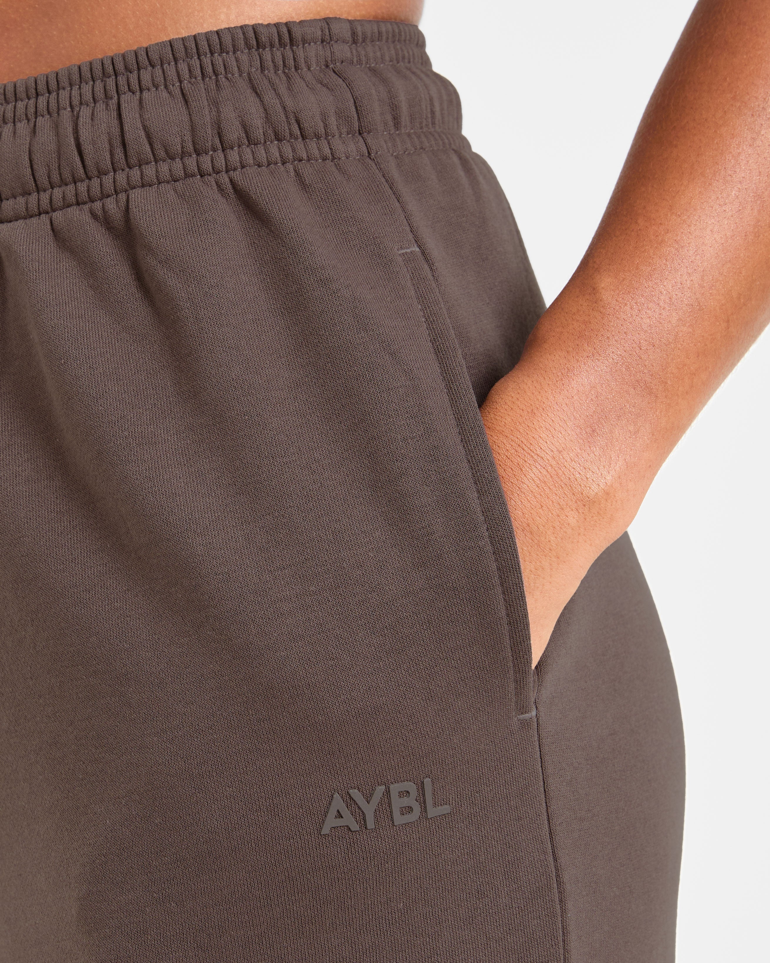 Lifestyle Oversized Straight Leg Joggers - Umber Marron - Image 6
