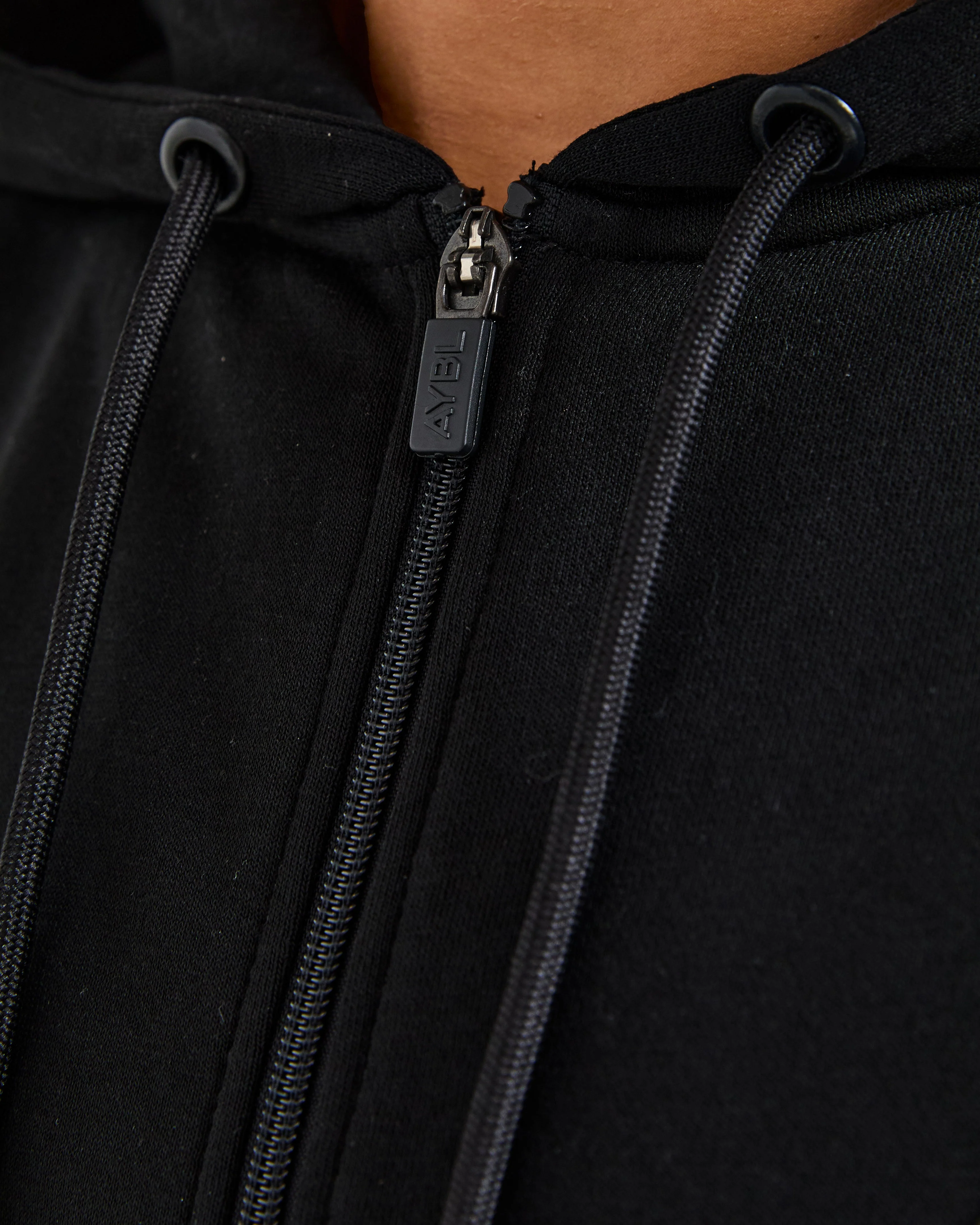 Lifestyle Oversized Zip Up Hoodie - Noir - Image 5