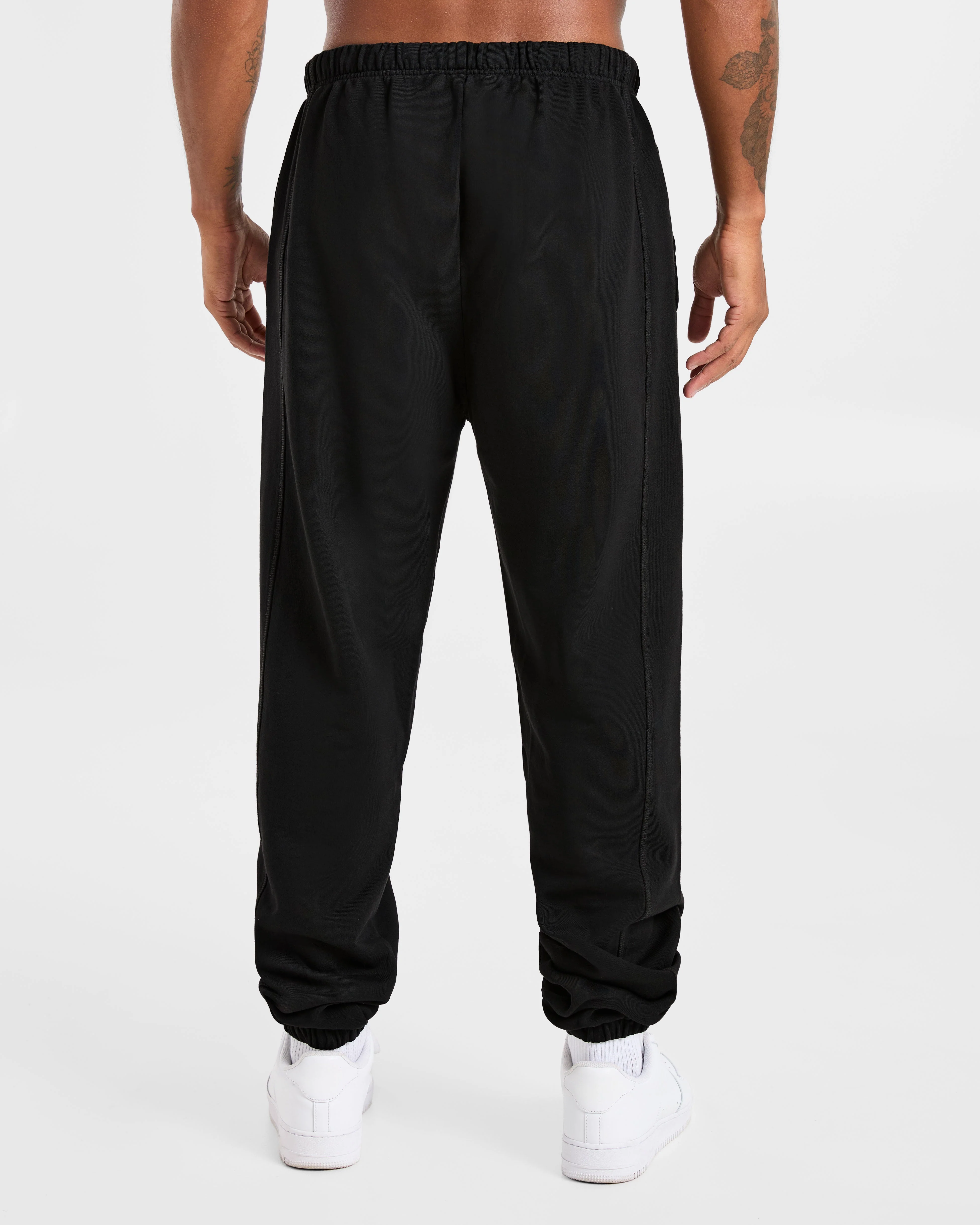 Lift Club Distressed Joggers - Noir/Charcoal - Image 2