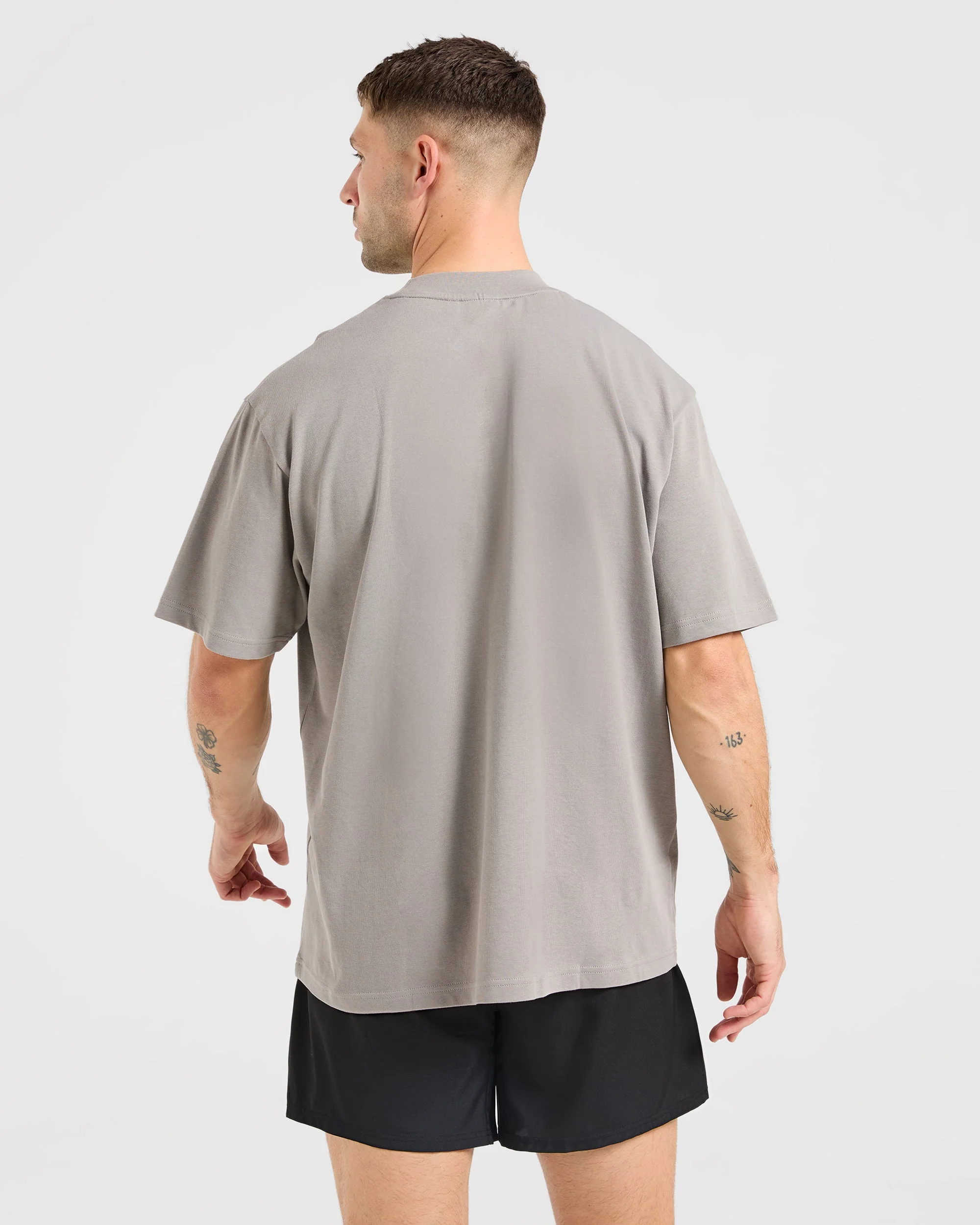 Lift Club Oversized T Shirt - Fog - Image 2
