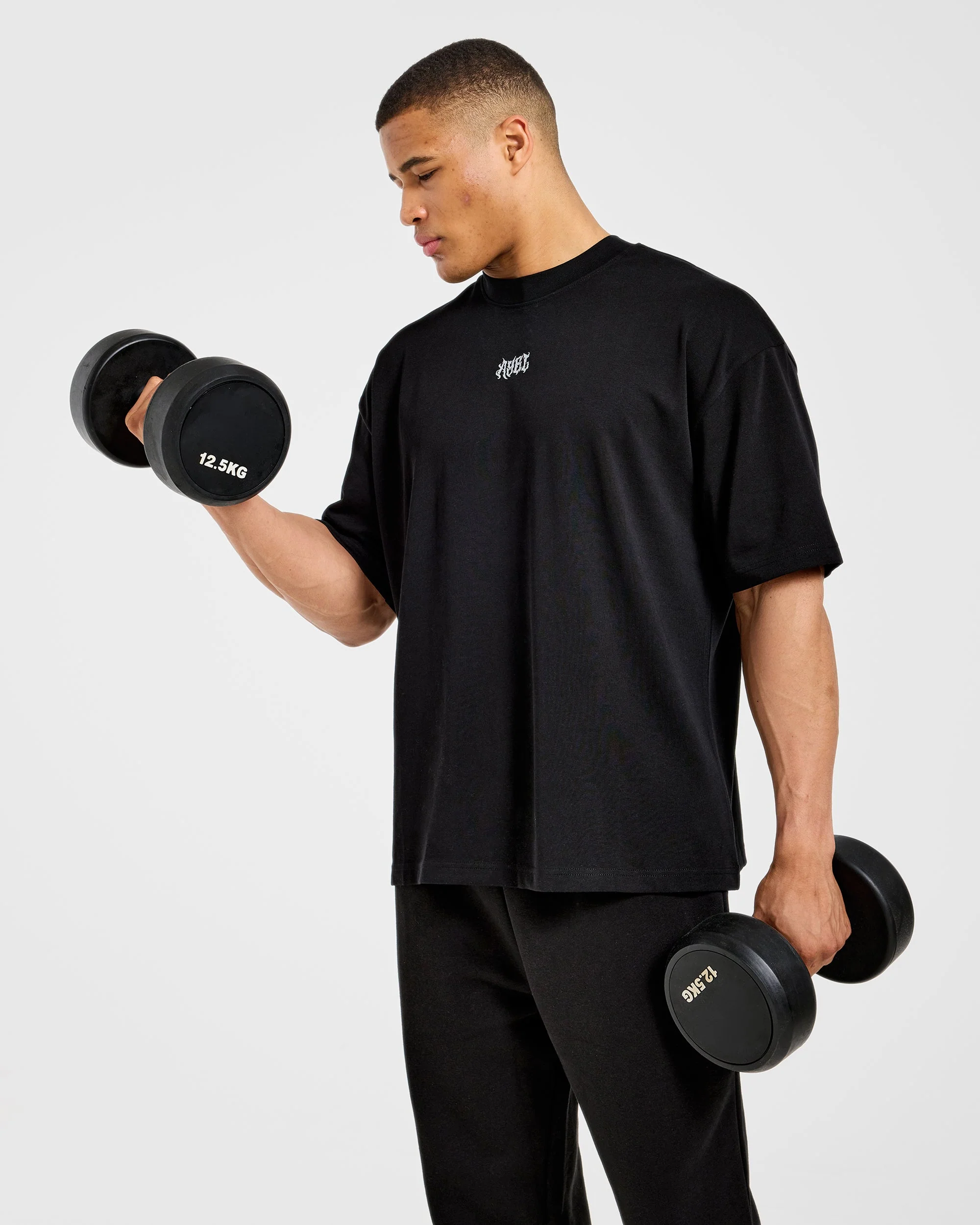 Lift Forge Oversized T Shirt - Noir - Image 8
