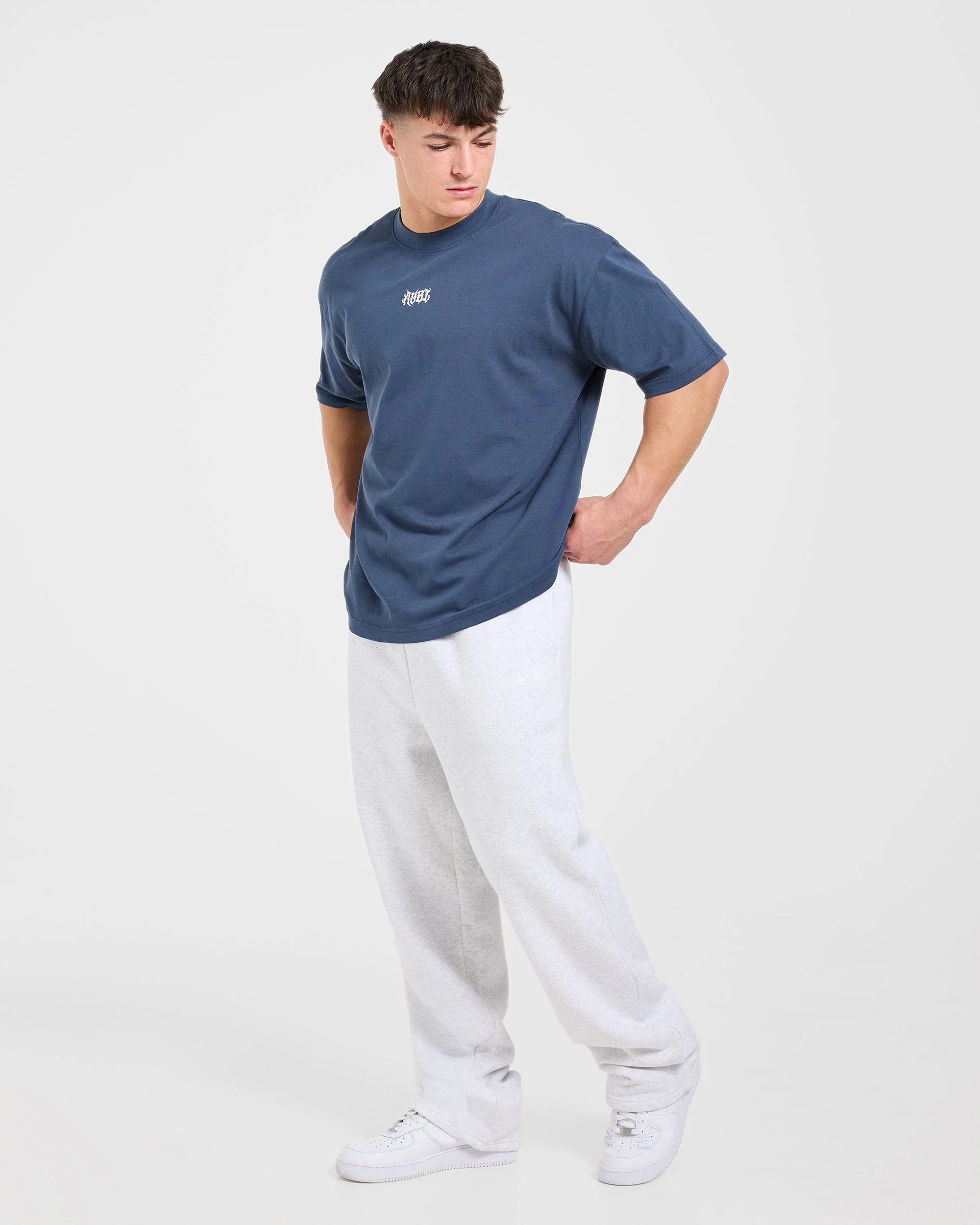 Lift Forge Oversized T Shirt - Slate Navy - Image 8
