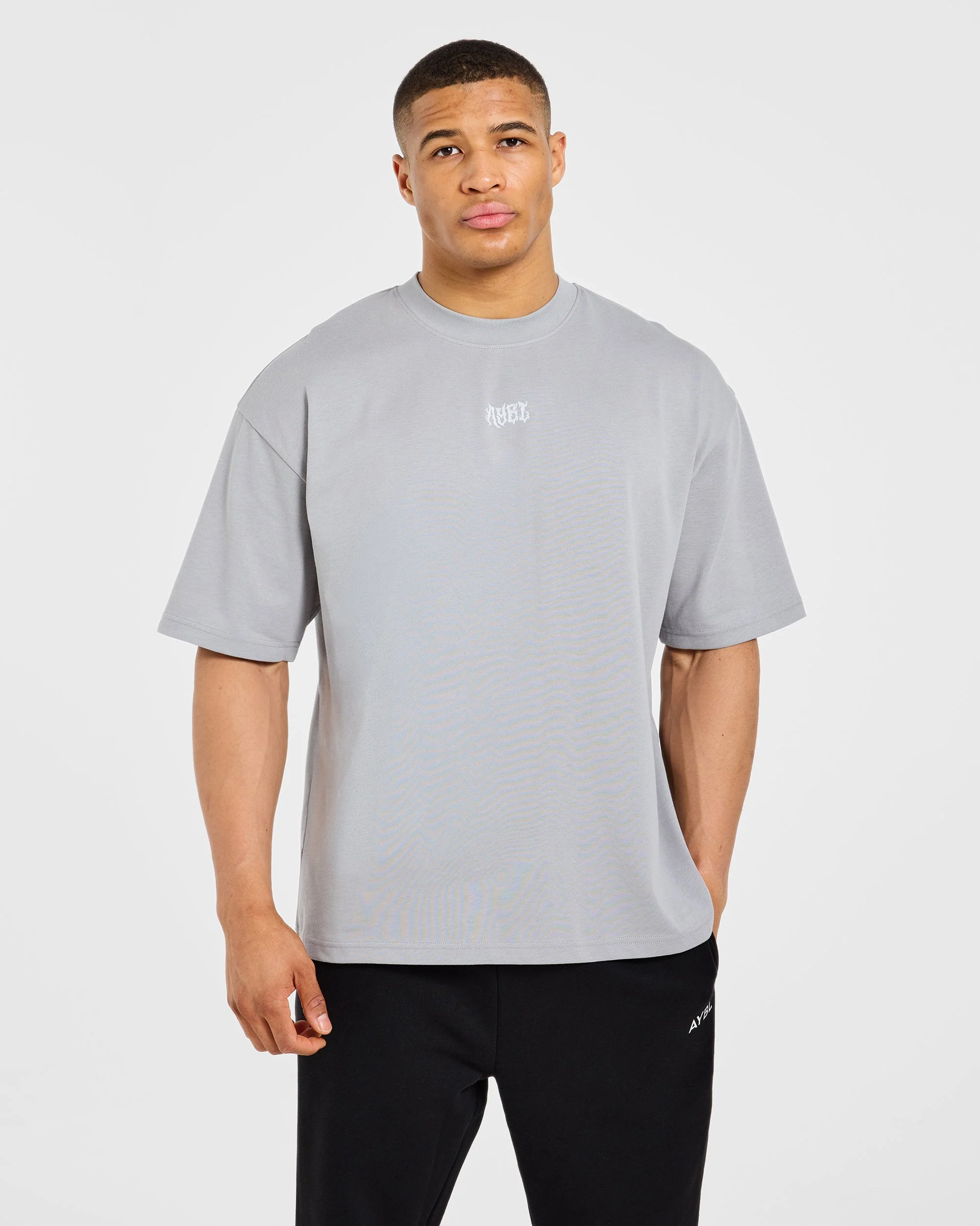 Lift Forge Oversized T Shirt - Storm Gris - Image 2